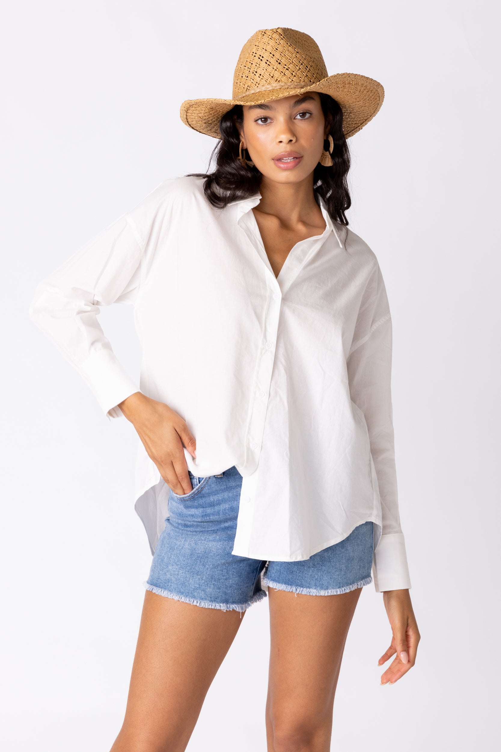 Levine Button Down Blouse - fab'rik