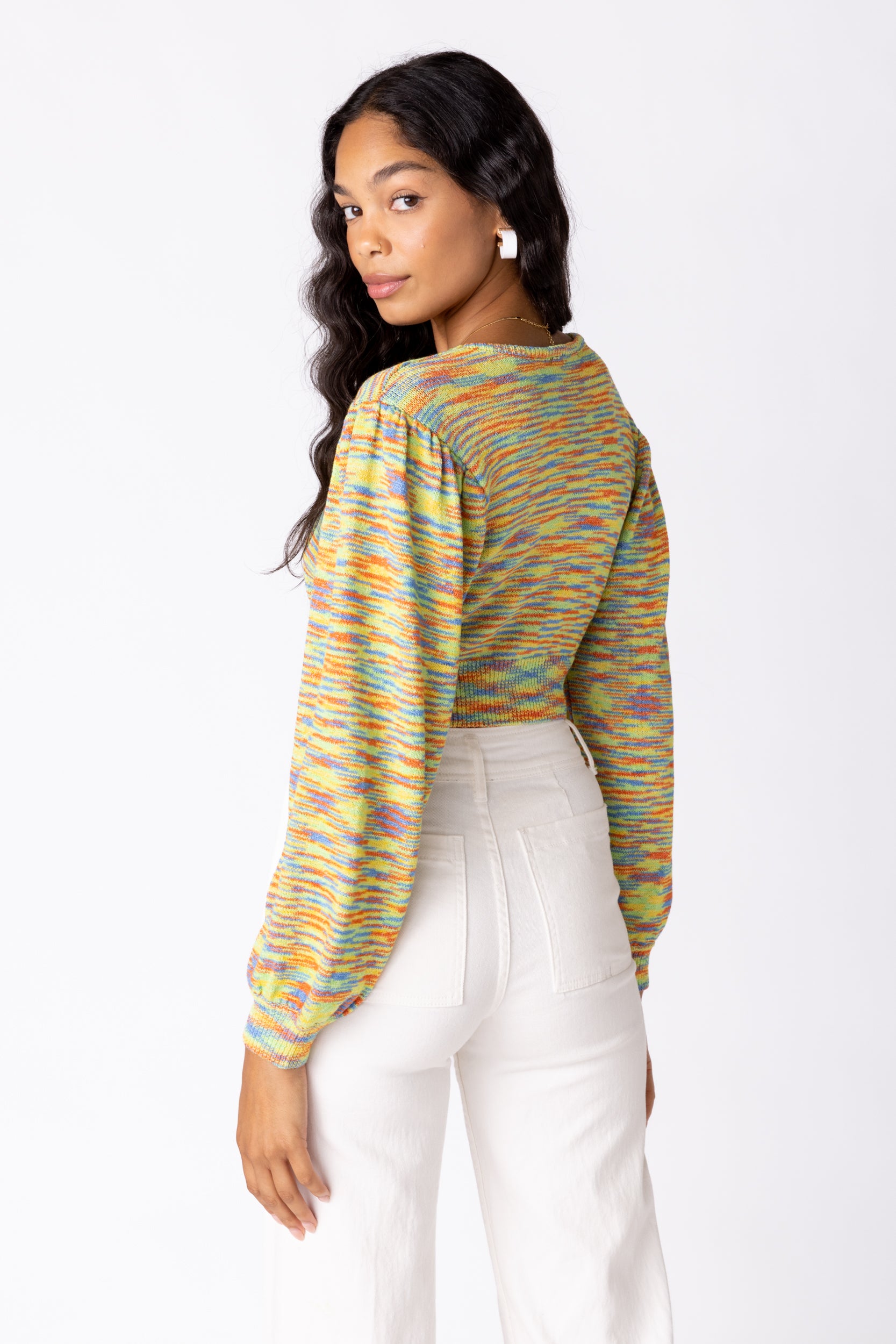 Lola Space-Dyed Knit Top - fab'rik
