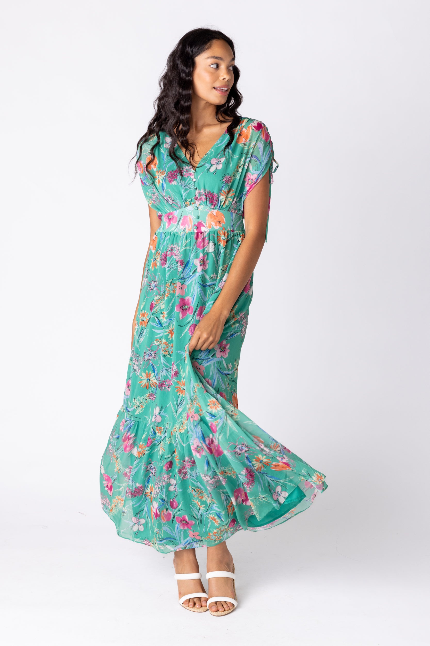 Liberty Floral Maxi Dress - fab'rik