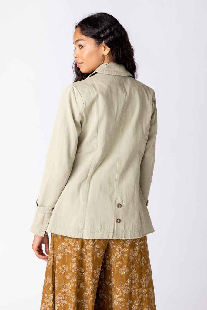 Lina Raw Hem Blazer - fab'rik