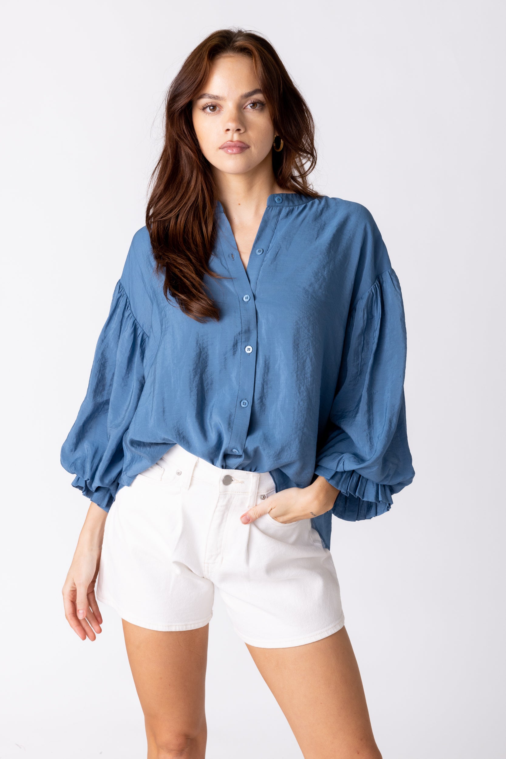Naomi Button Up Blouse - fab'rik