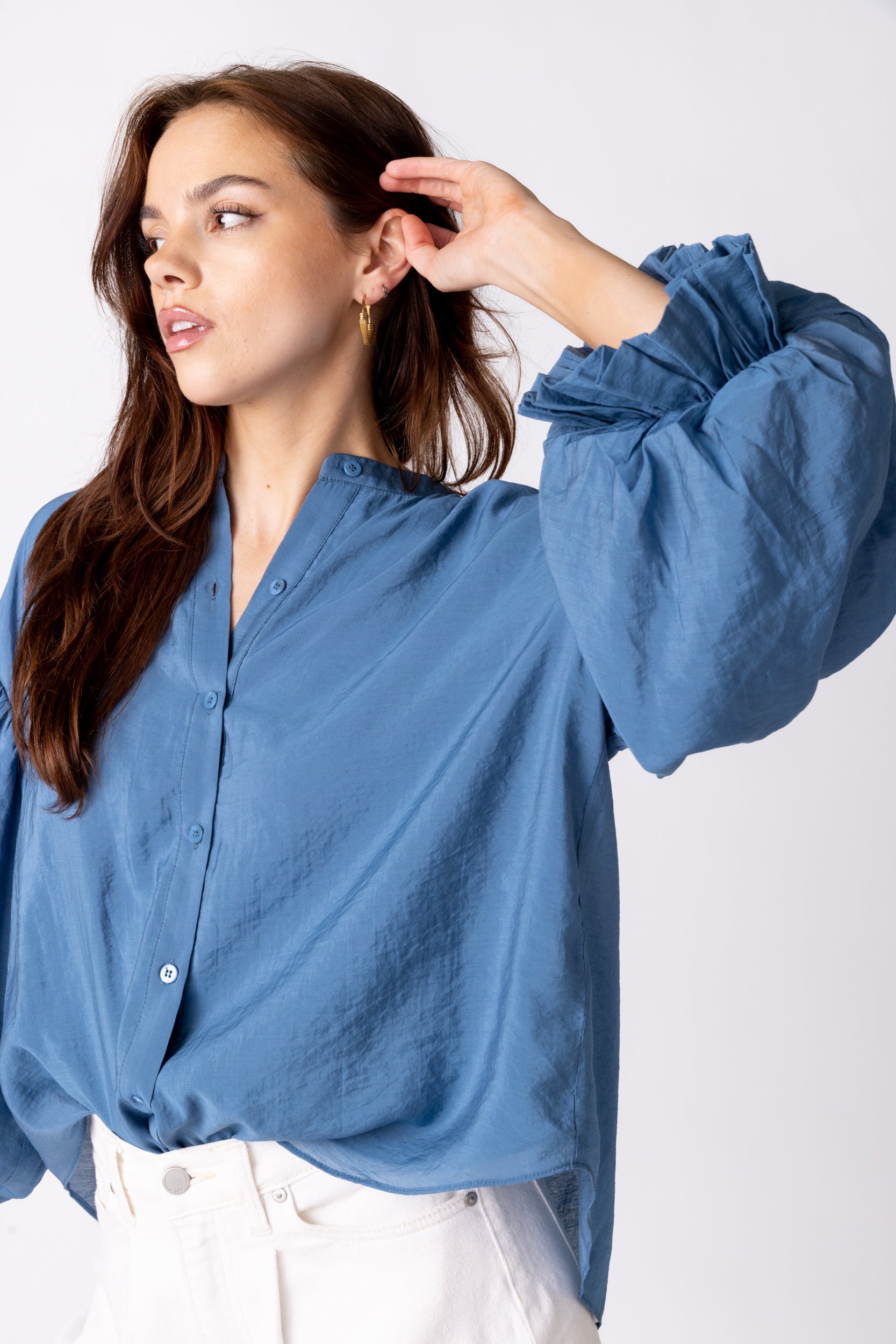 Naomi Button Up Blouse - fab'rik