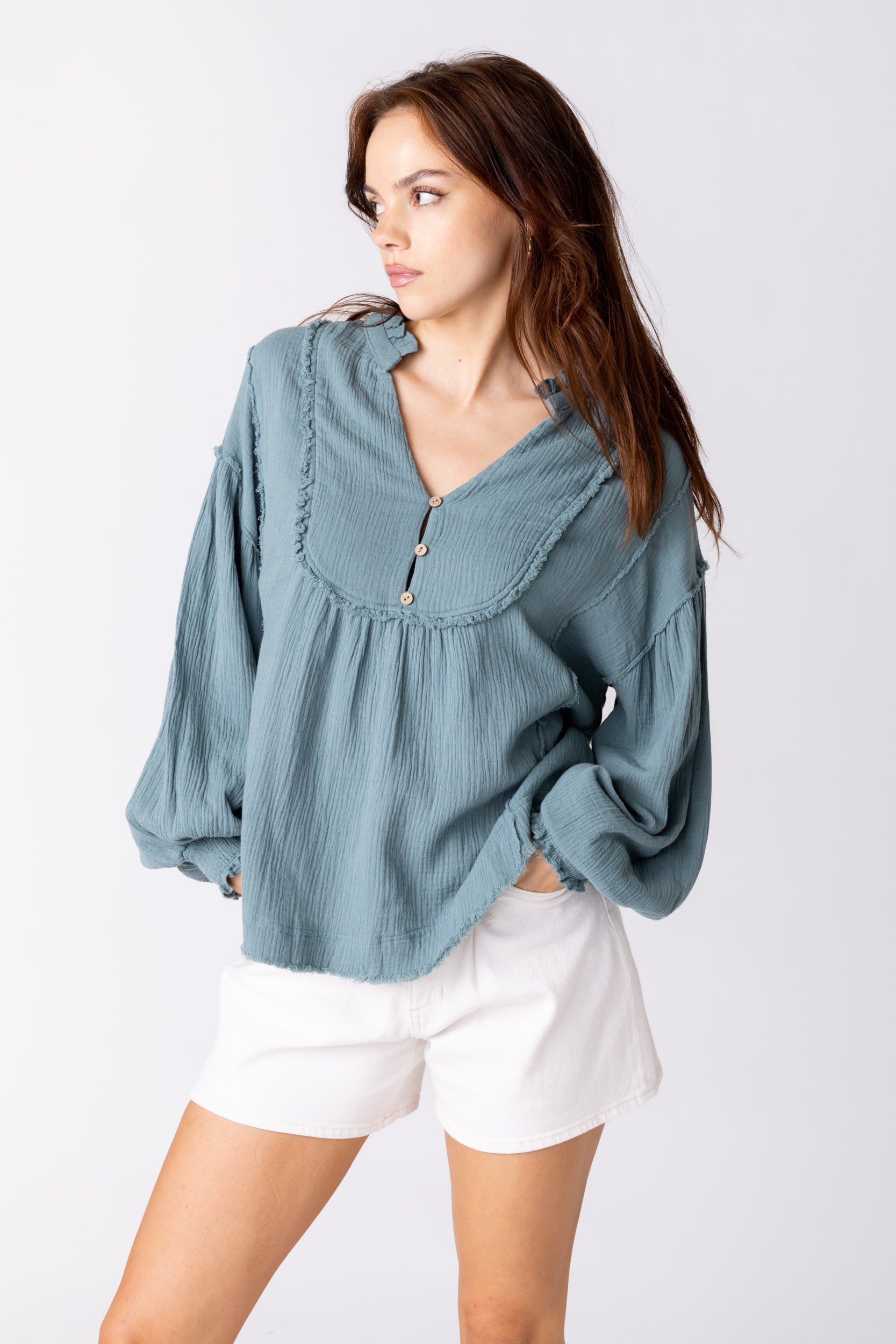 Cori Long Sleeve Blouse - fab'rik
