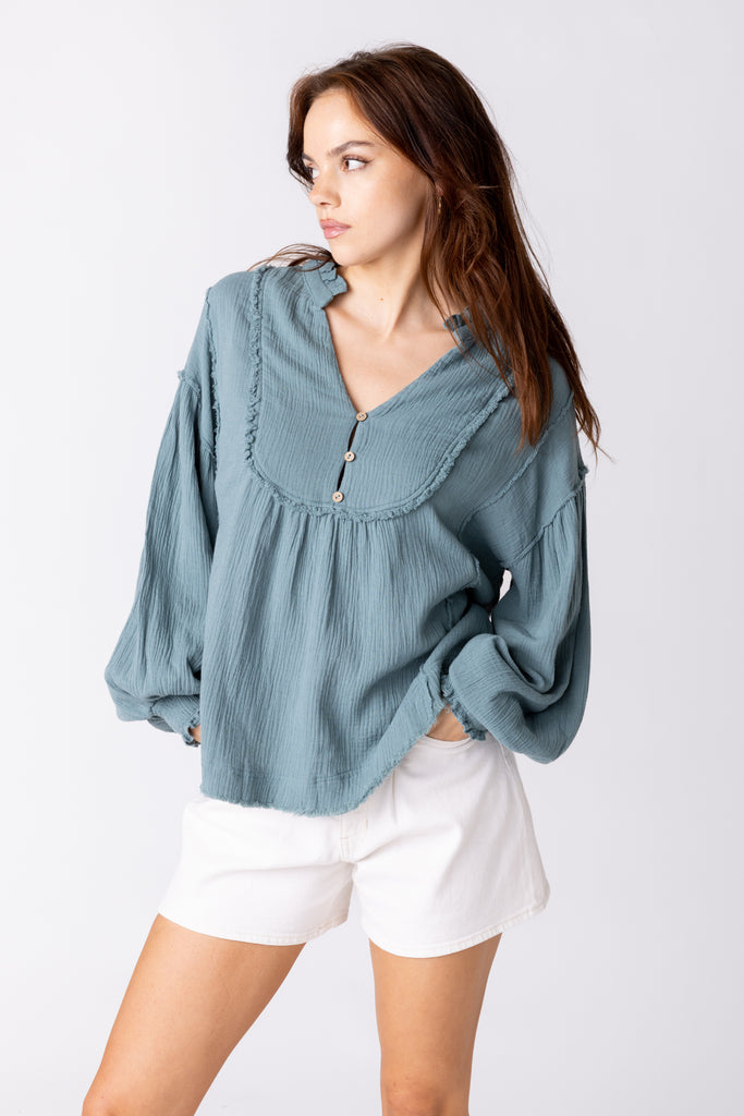 Cori Long Sleeve Blouse - fab'rik