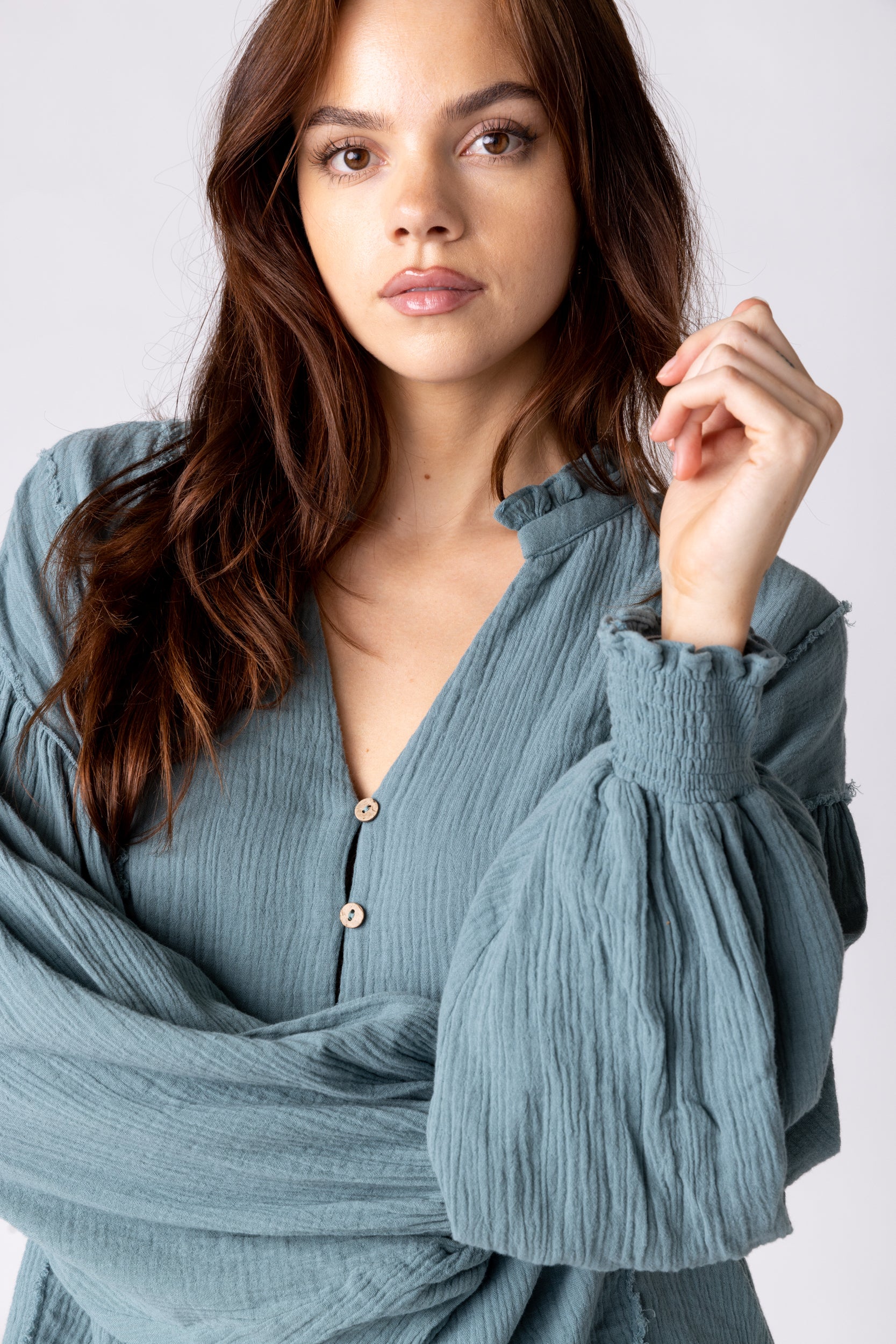 Cori Long Sleeve Blouse - fab'rik