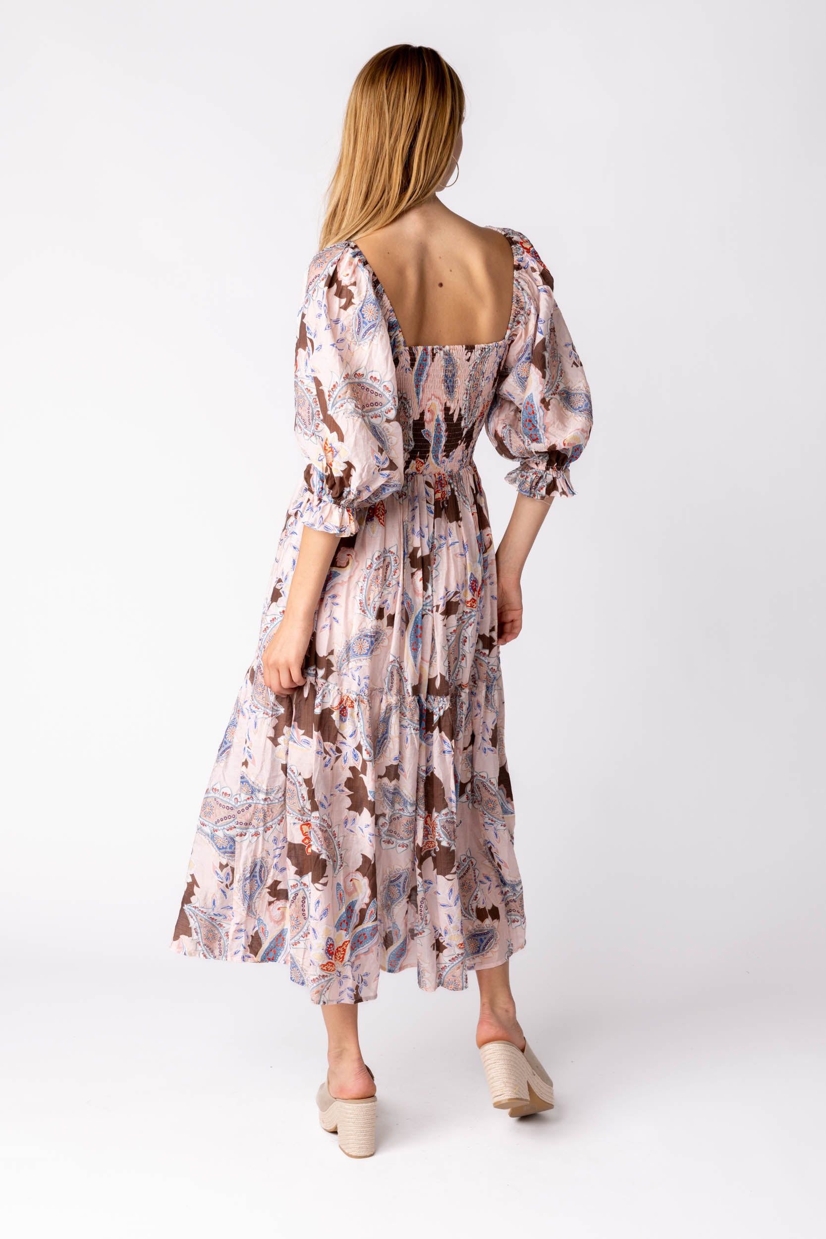Blake Smocked Maxi Dress - fab'rik