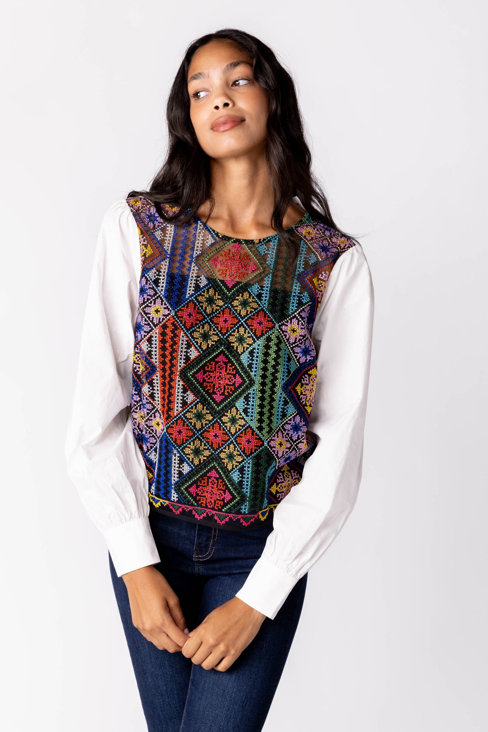 Fay Embroidered Top - fab'rik
