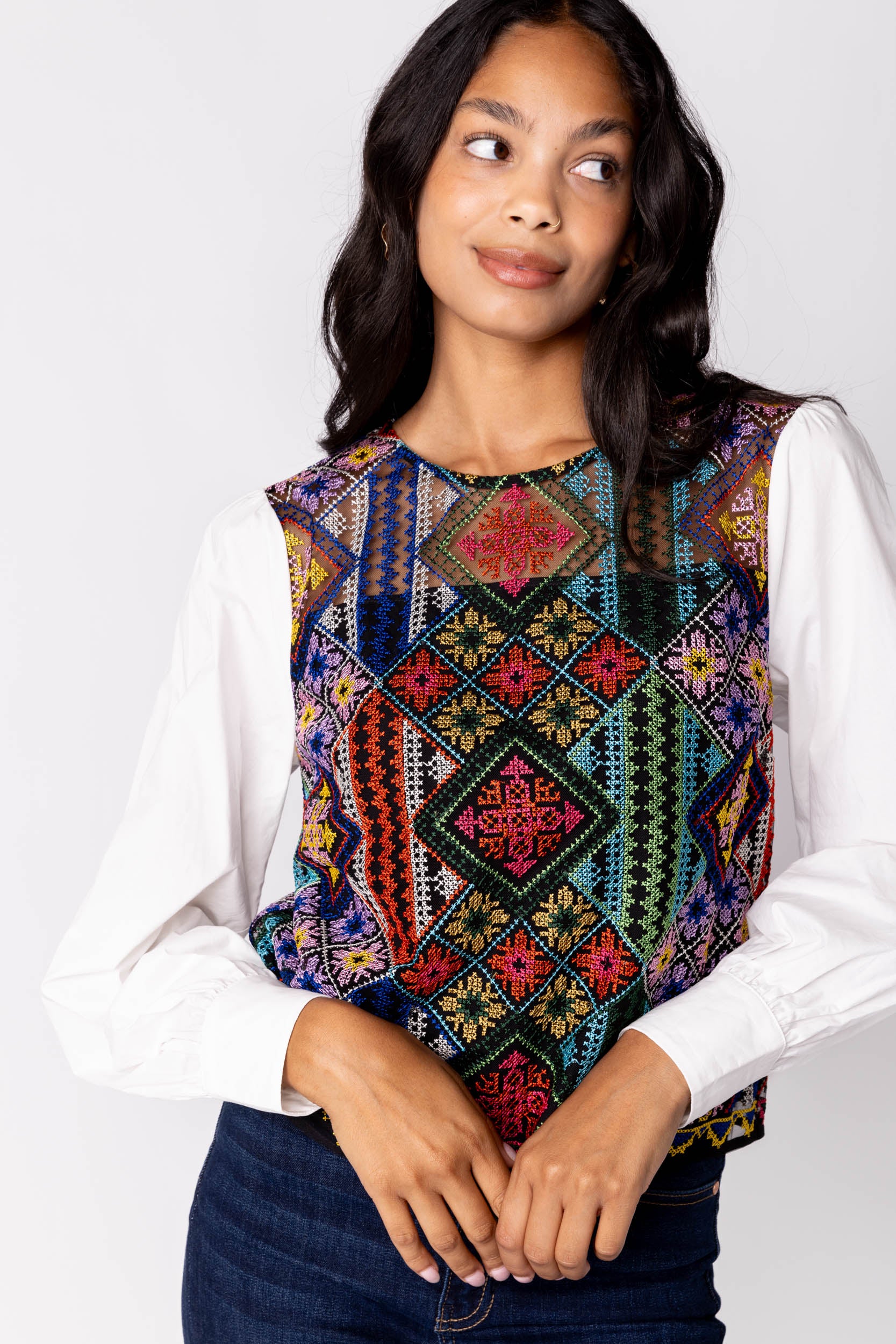 Fay Embroidered Top - fab'rik