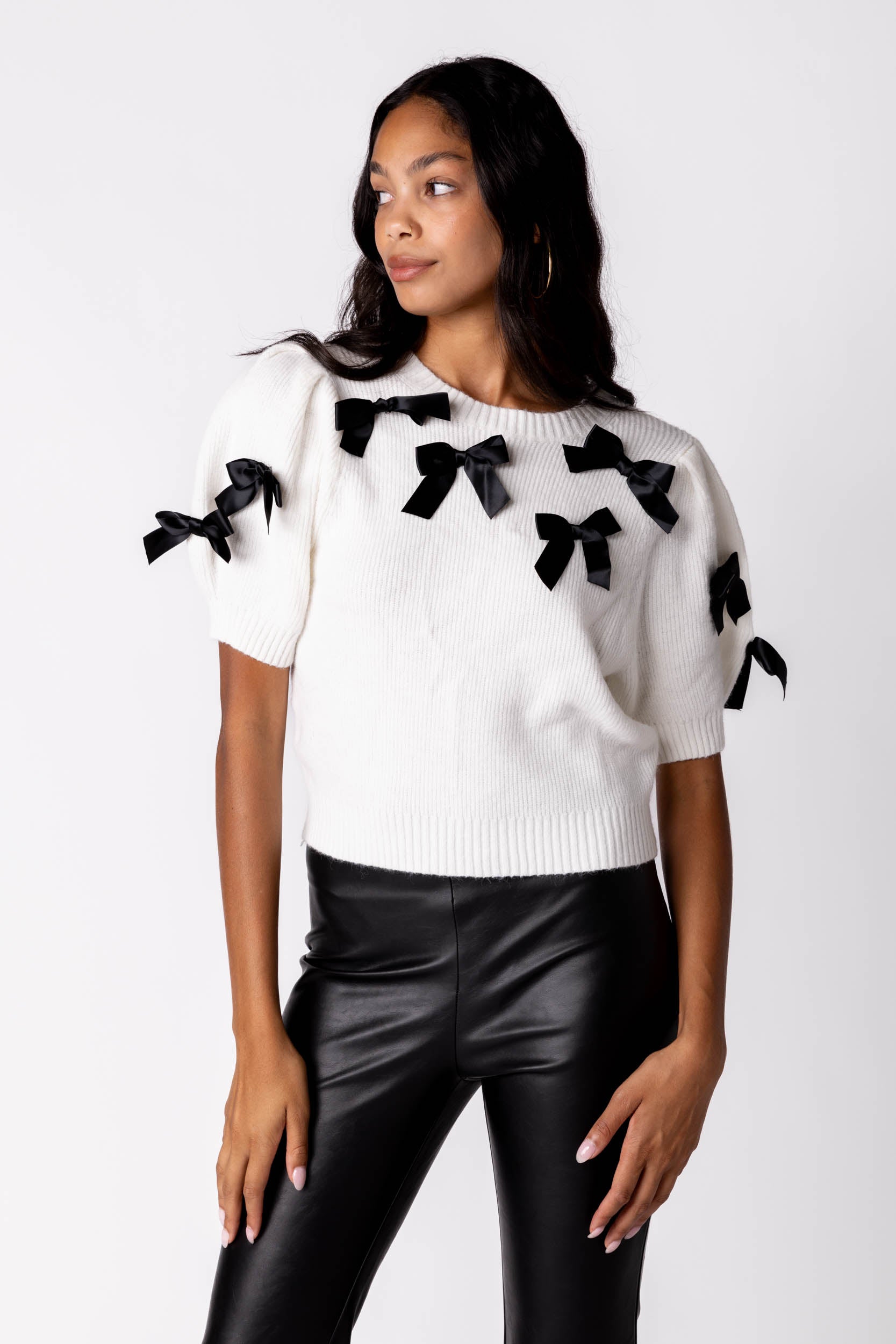 Ashby Knit Bow Sweater - fab'rik