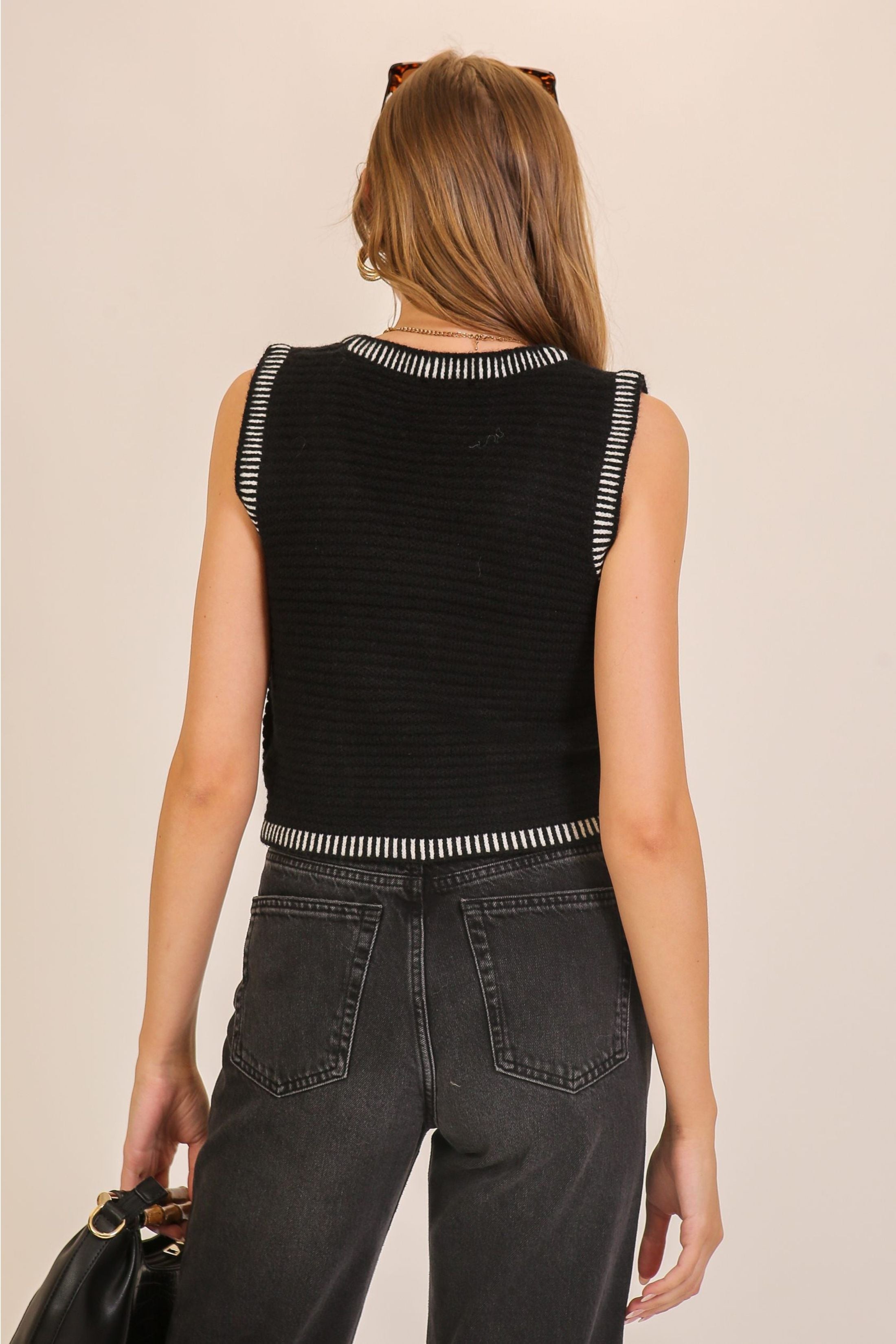 Kingsley Edge Stitch Vest