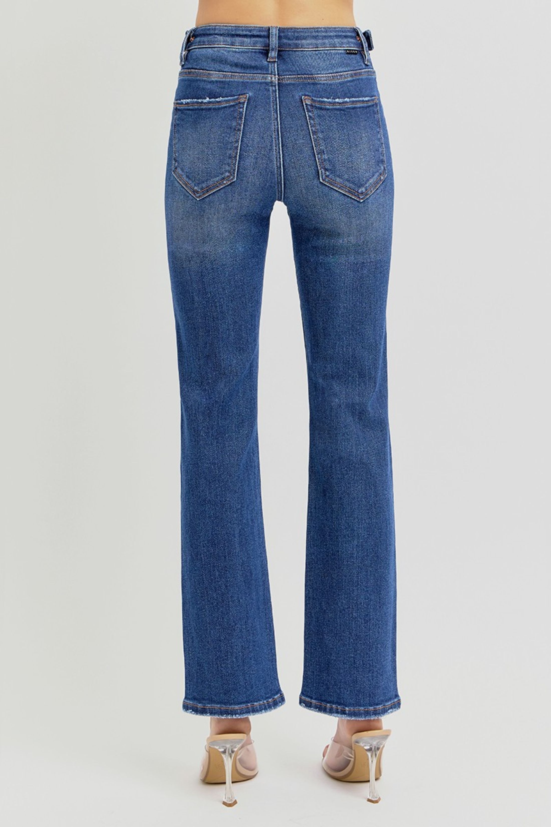 Jacob High Rise Straight Jeans
