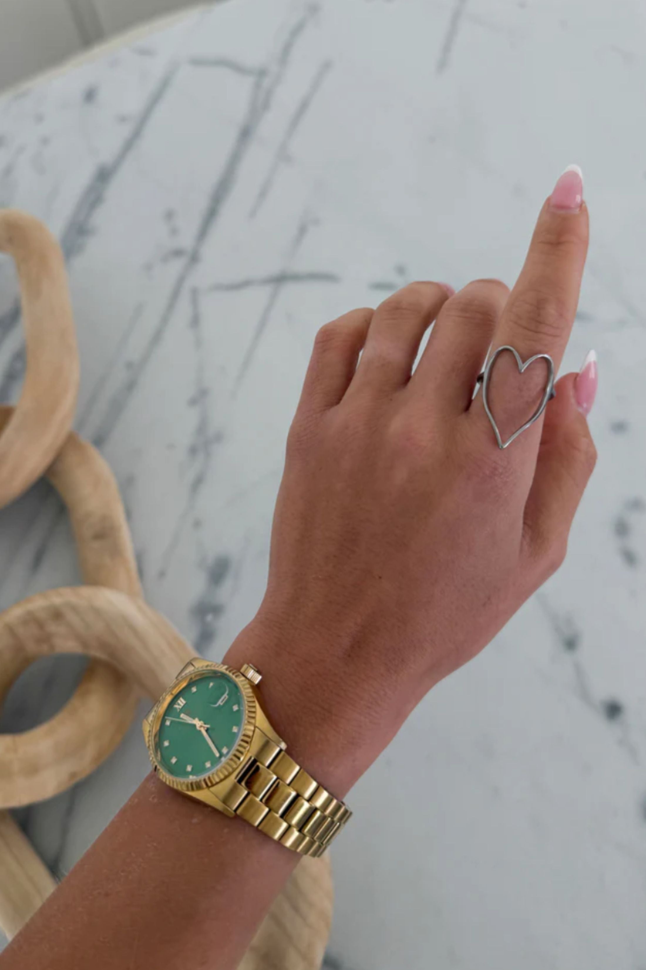 Silver Heart Ring