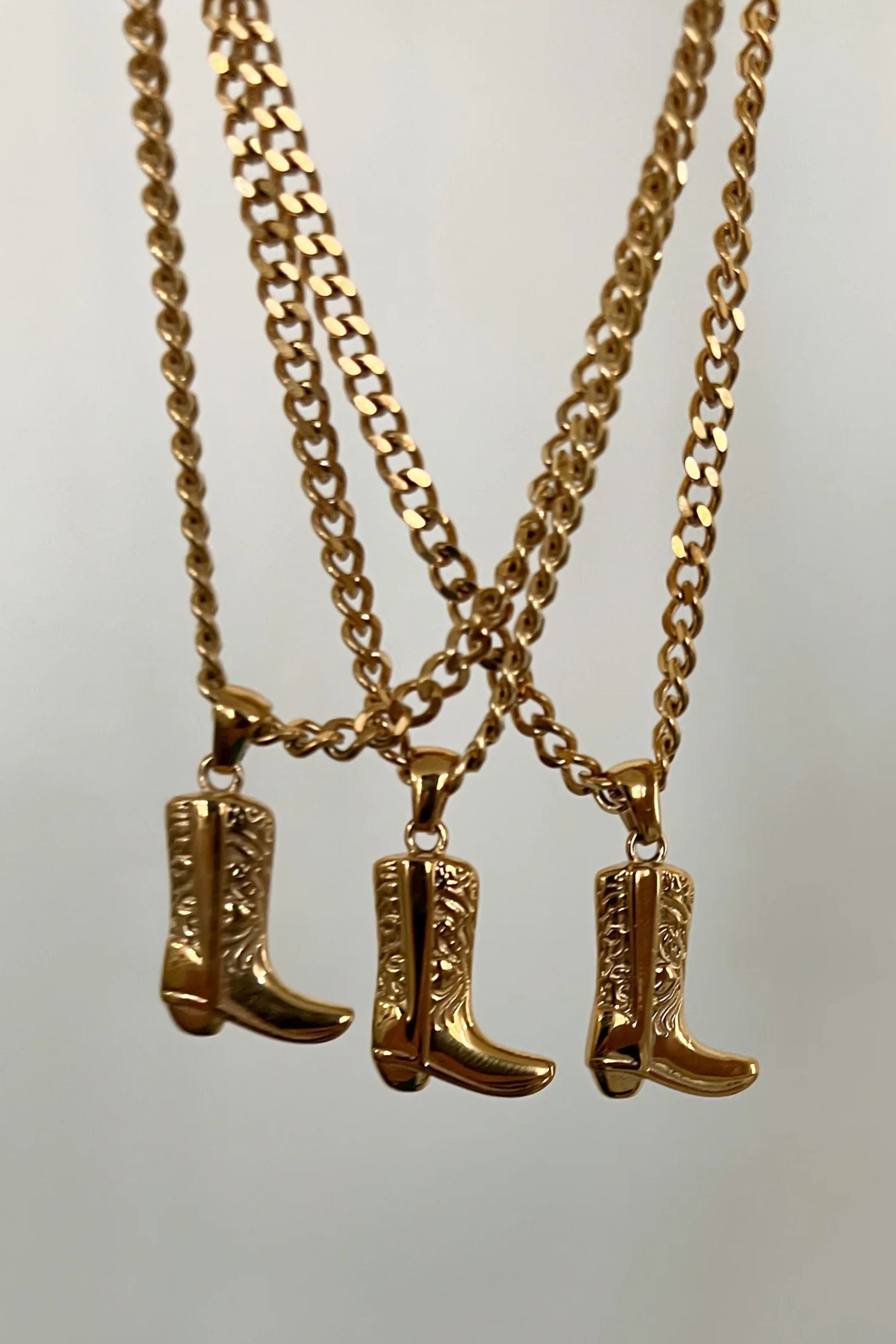 Cowgirl Boot Necklace