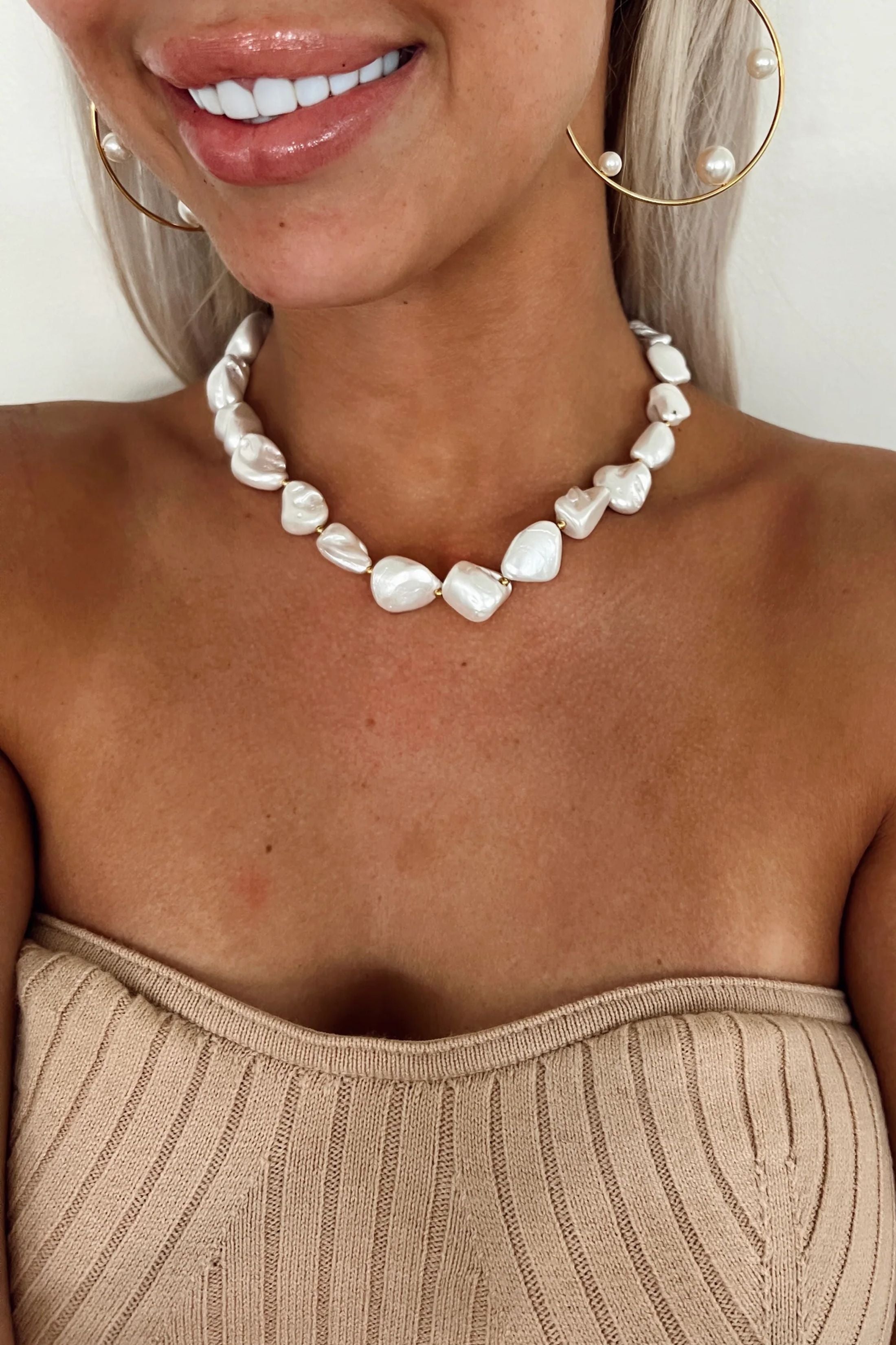 Chunky Pearl Necklace