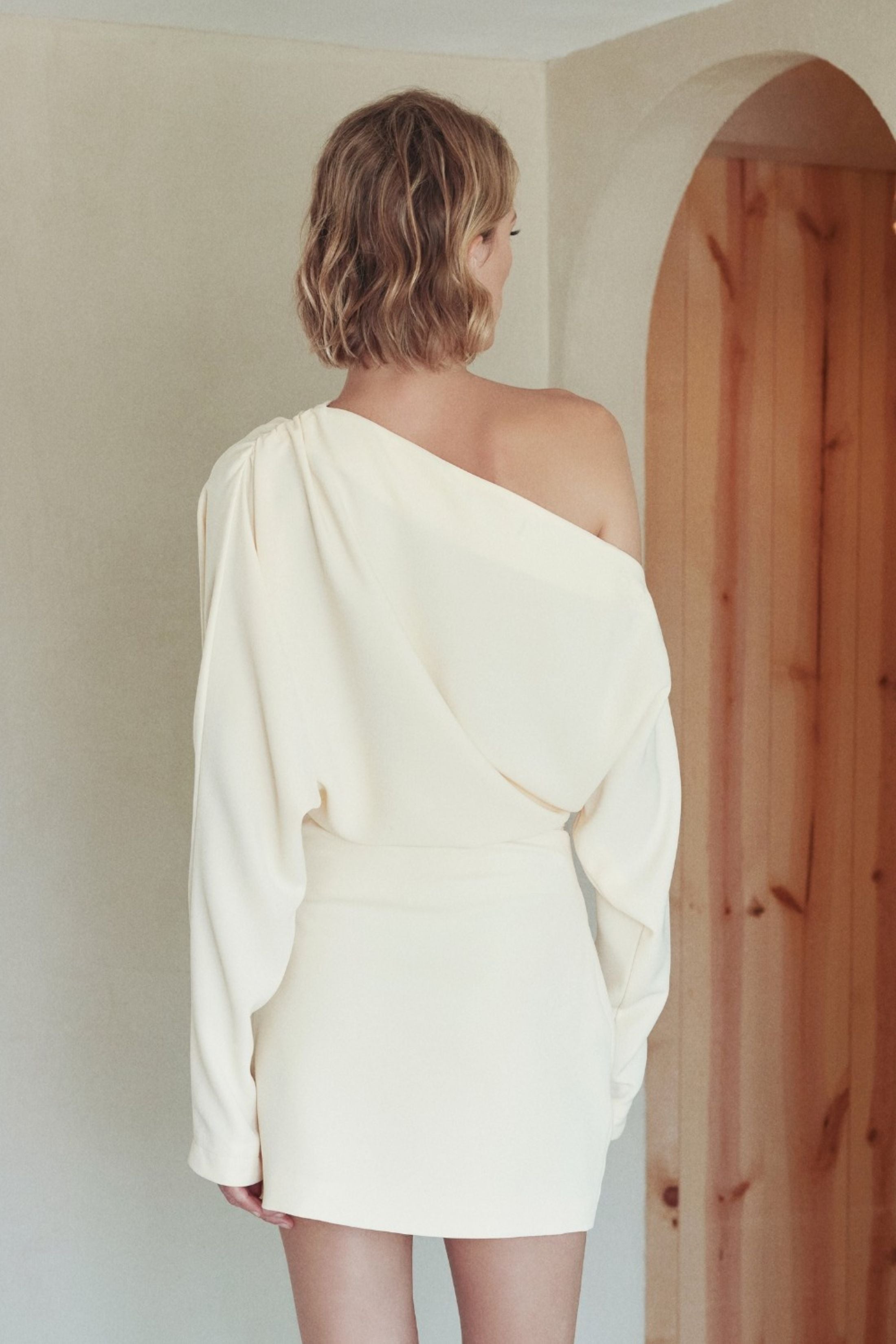 Eloise Off the Shoulder Belted Mini Dress