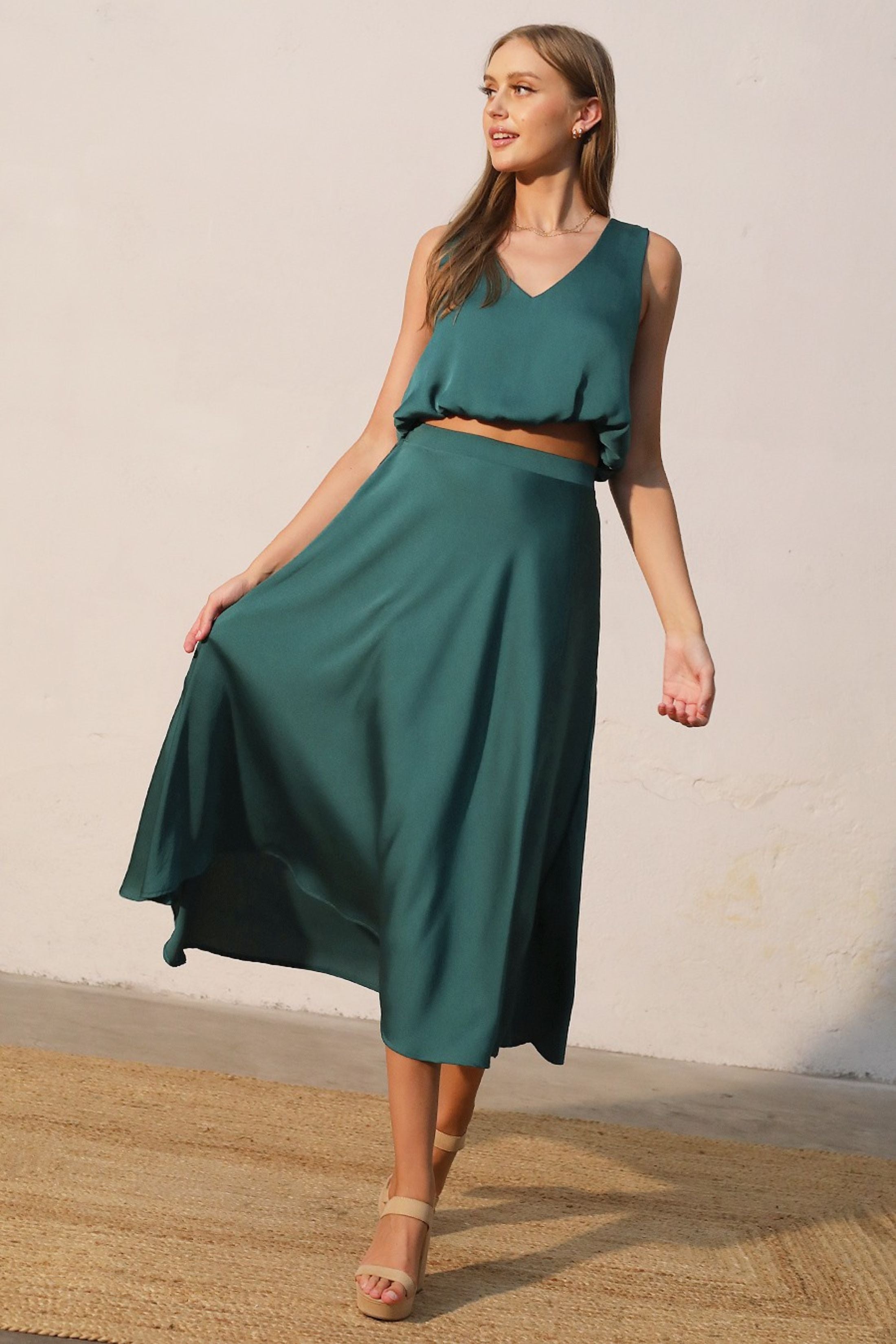 Maria Midi Swing Skirt