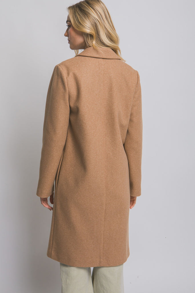 Laken Classic Single Breasted Long Coat