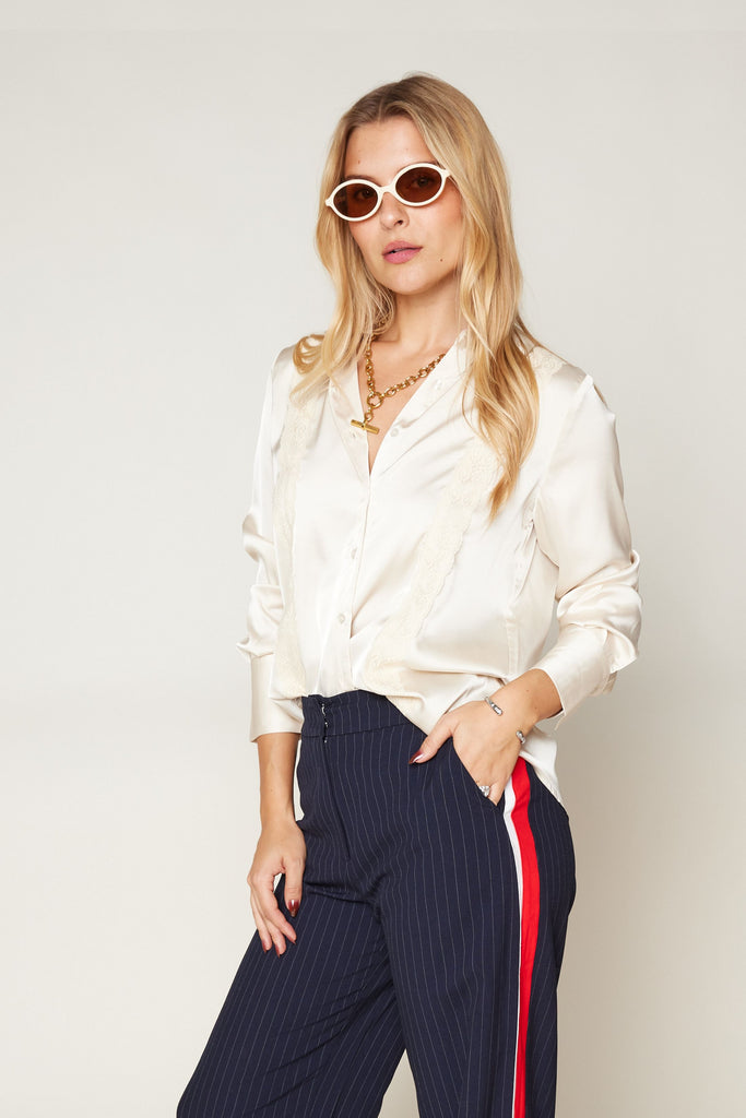 Yasmin Lace Detail Top