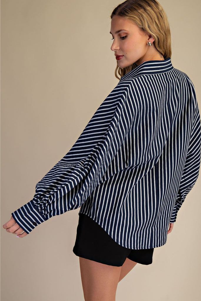 Caryn Voluminous Sleeve Blouse