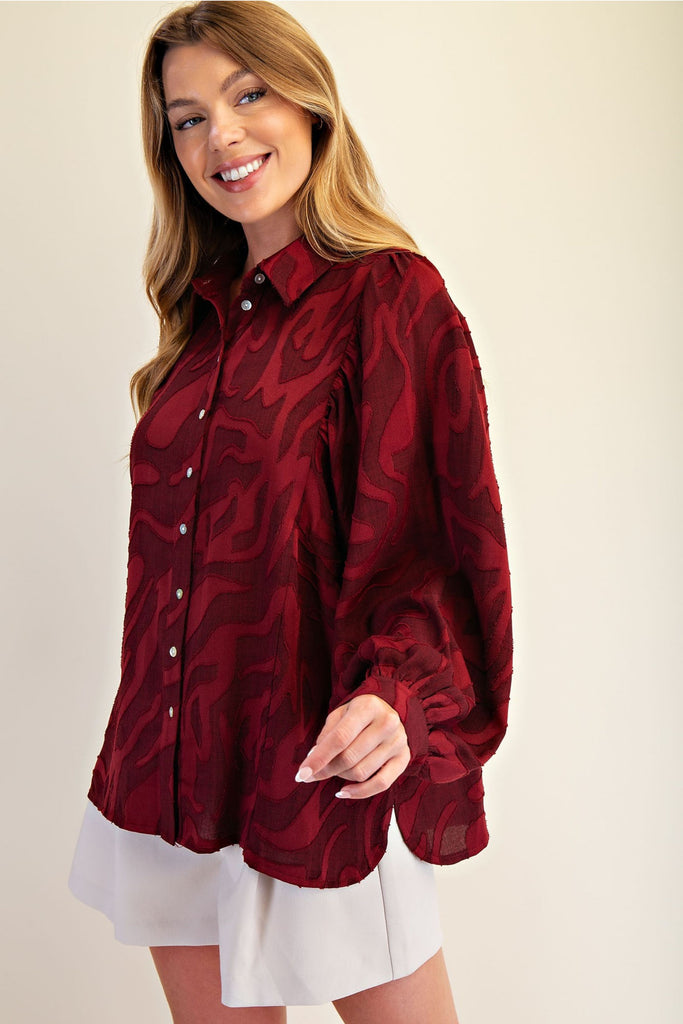 Nina Collared Blouse