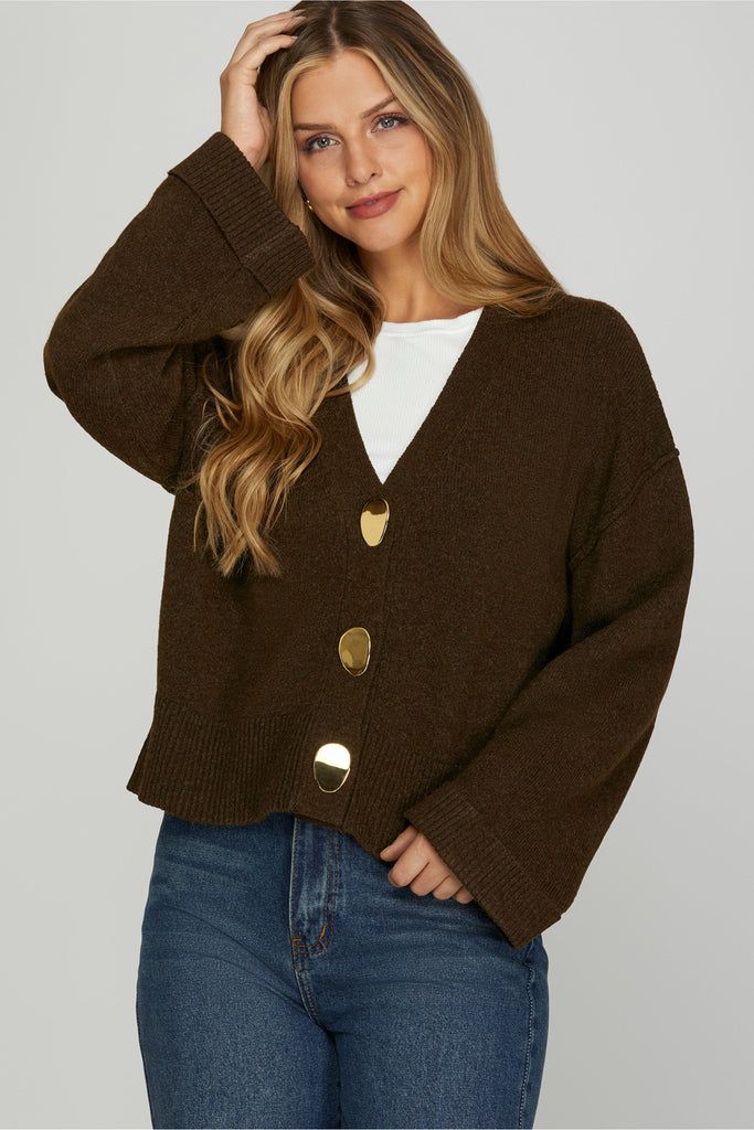 Canon Long Sleeve Knit Sweater