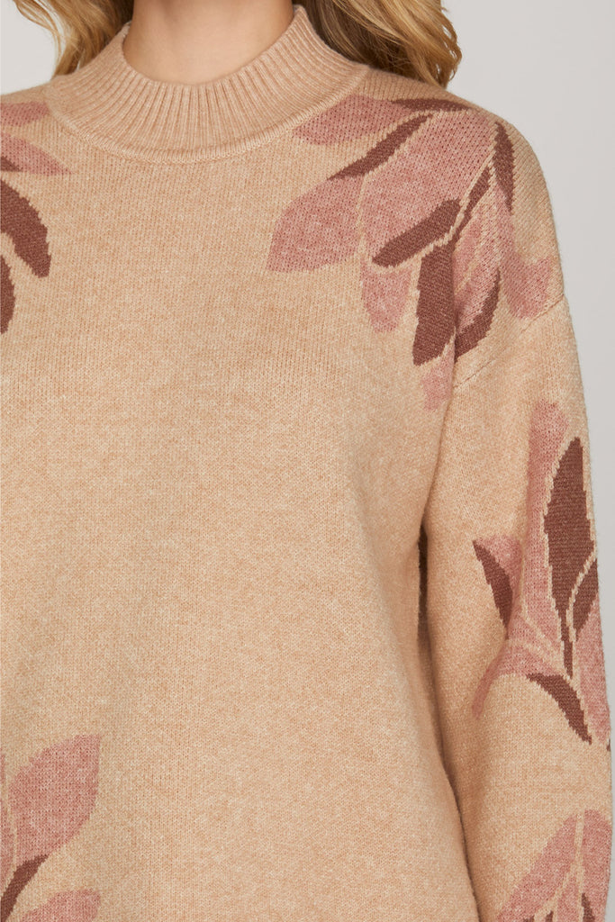 Kinley Flower Patterned Sweater