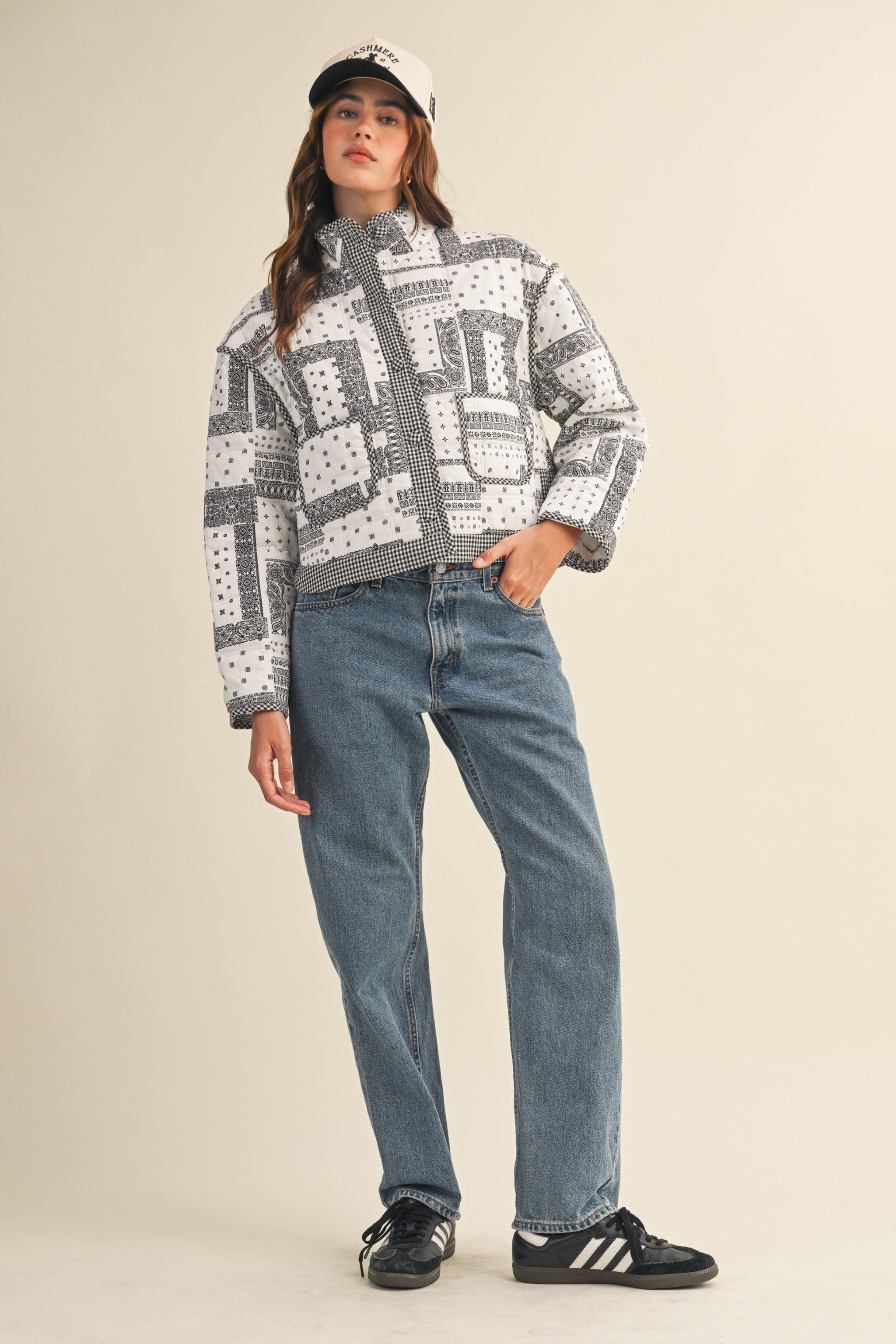 Bonnie Bandana Quilted Jacket – fab'rik