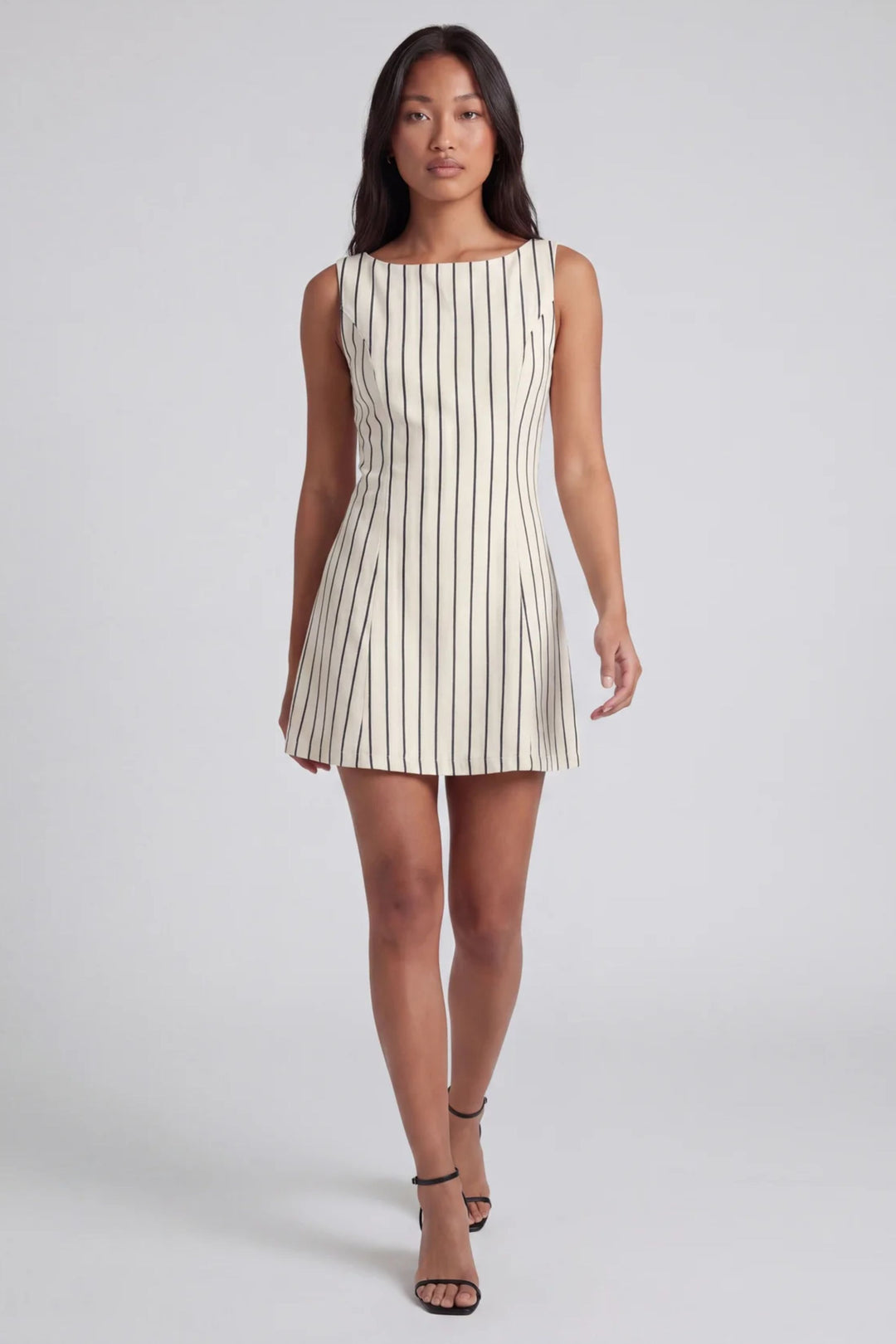 boat neck fit and flare dress Natalie Boat Neck Fit & Flare Dress NAVY / M