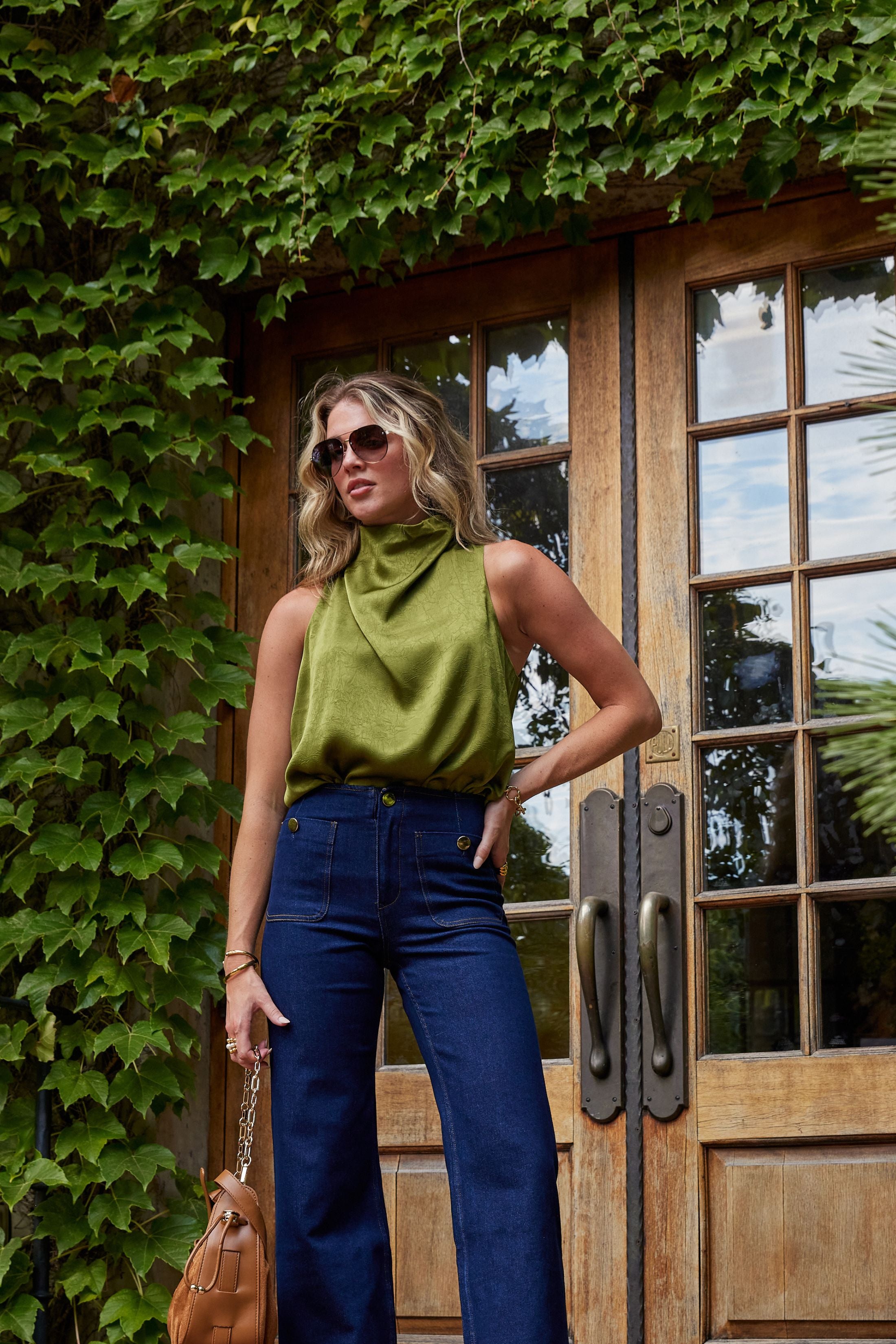 Gracie Halter Silk Top