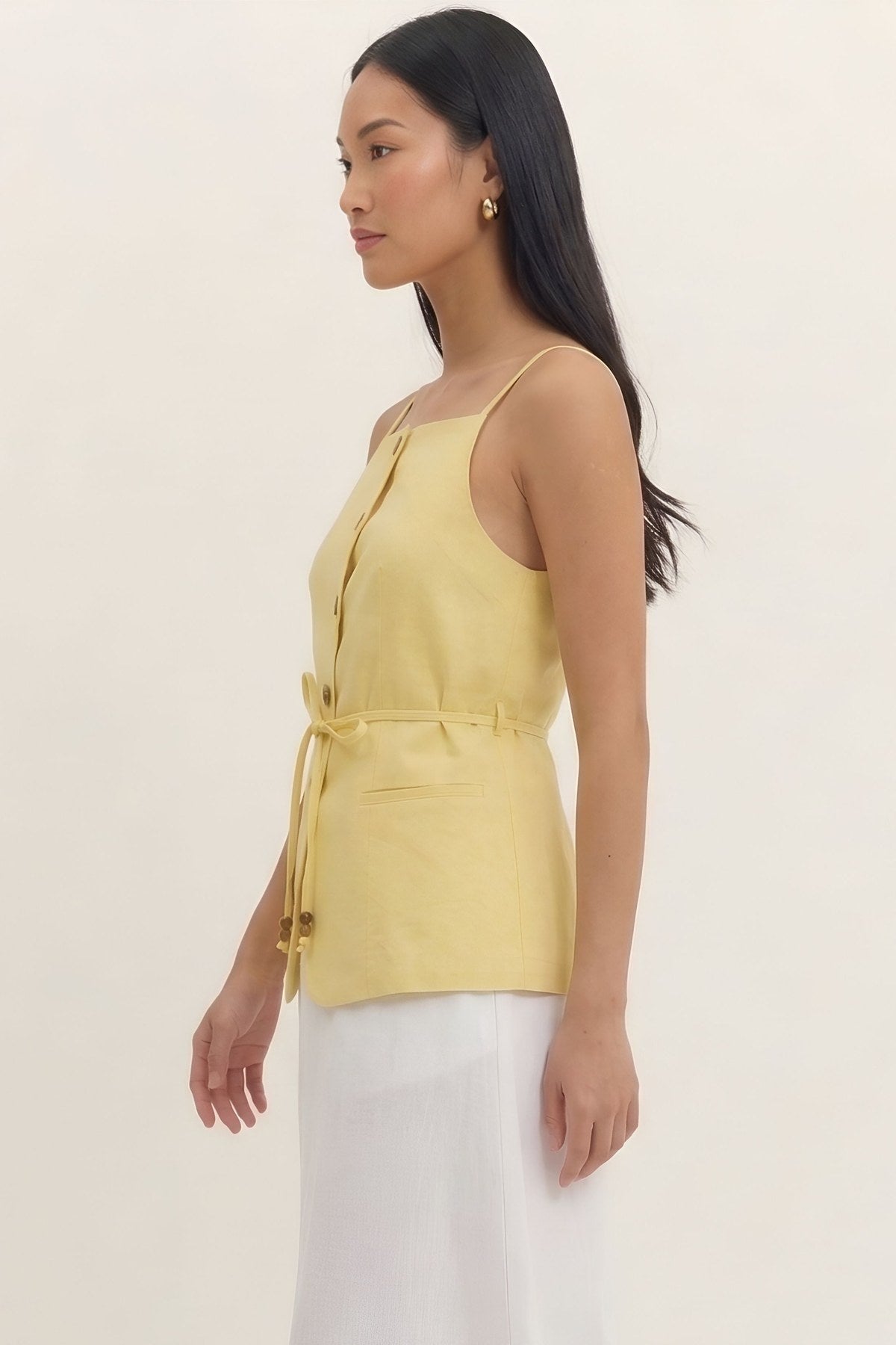 Button Down R Tank Elise Button Down Tank – fab'rik