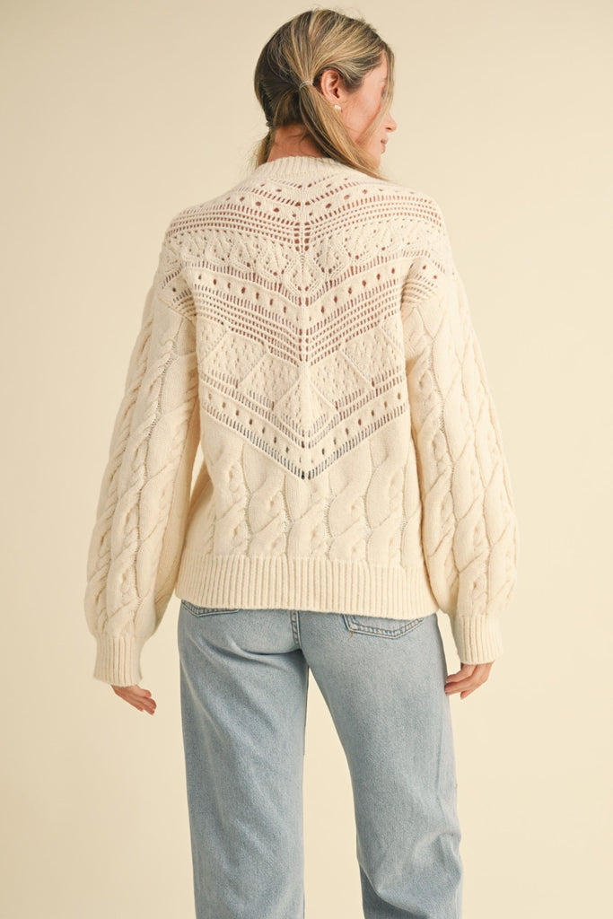 Noah Lace Detailed Sweater