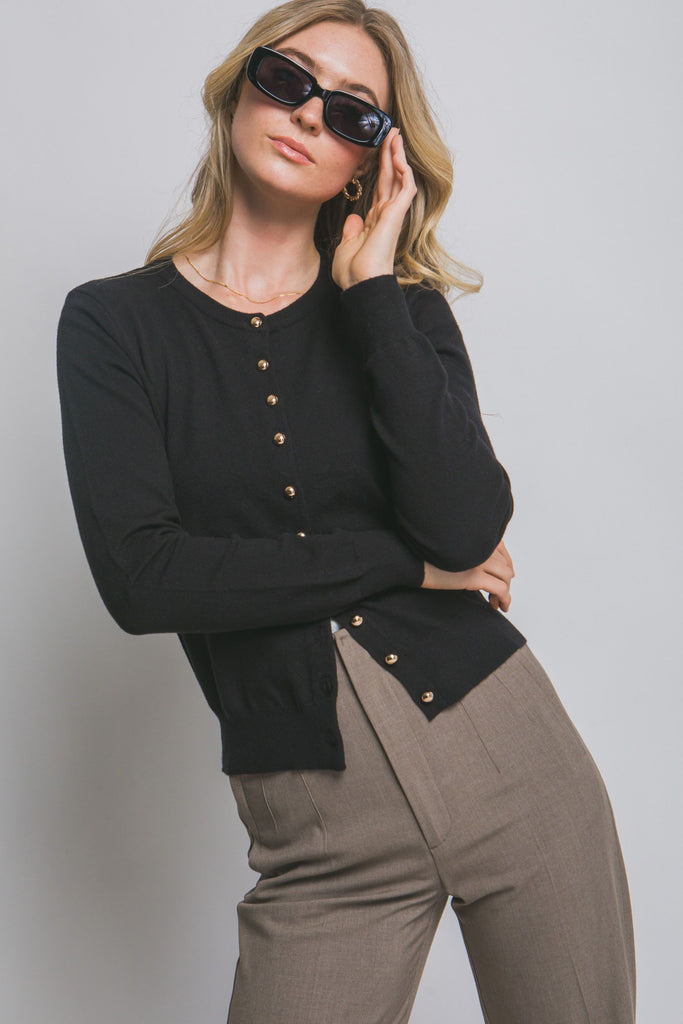 Elliot Buttoned Cardigan