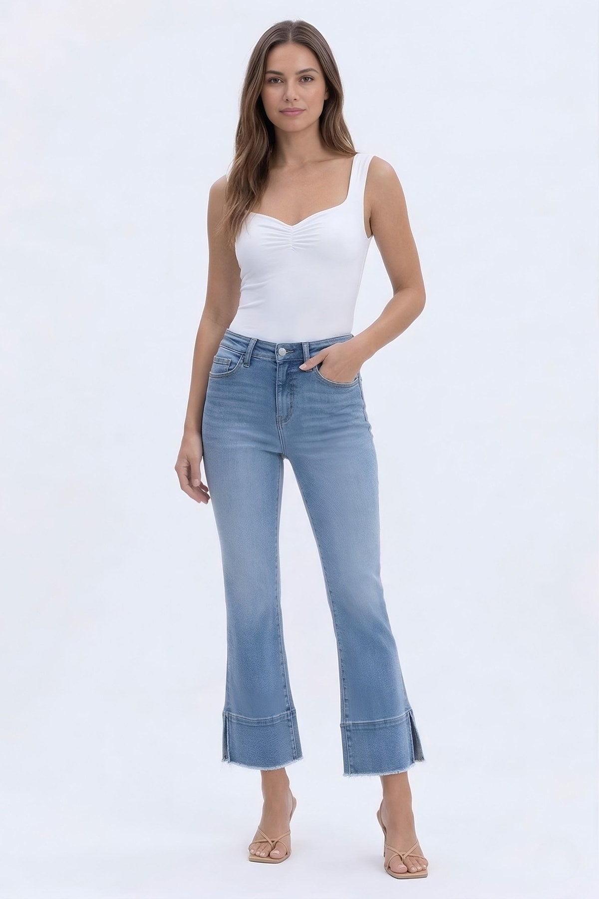 High Rise Kick Tracey High Rise Kick Flare Jeans – fab'rik