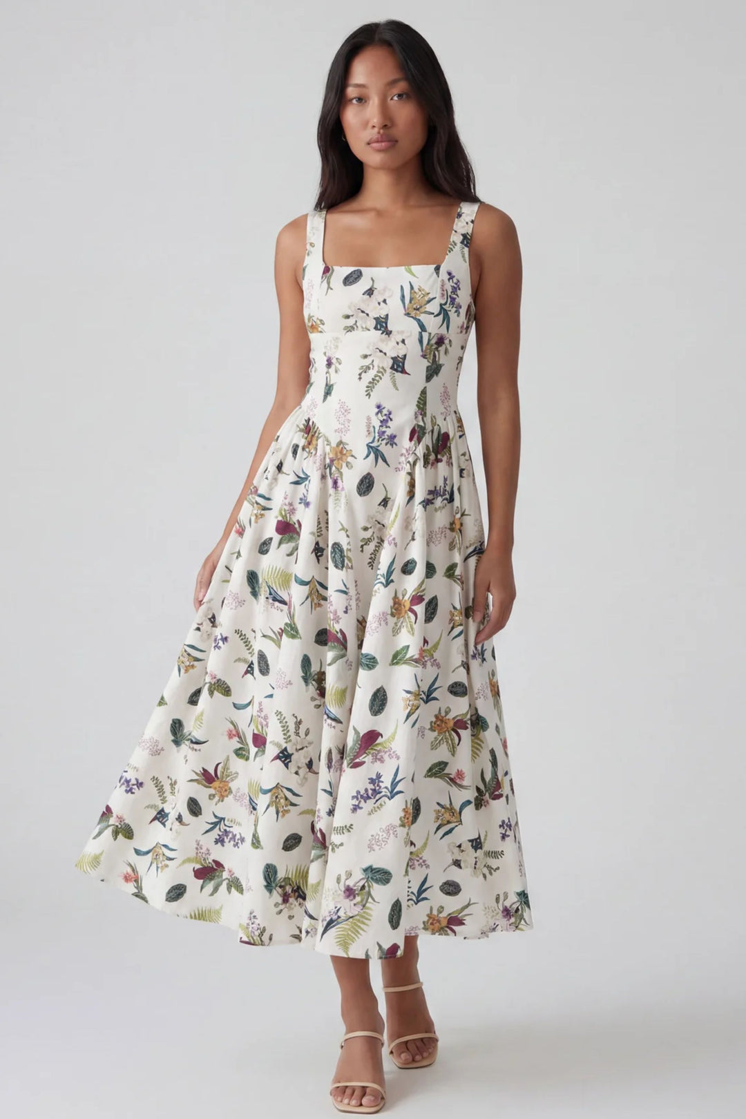 floral square neck dress Delena Print BF EXTRA 30% and special occasions Size:UK 10.5 What to Wear When