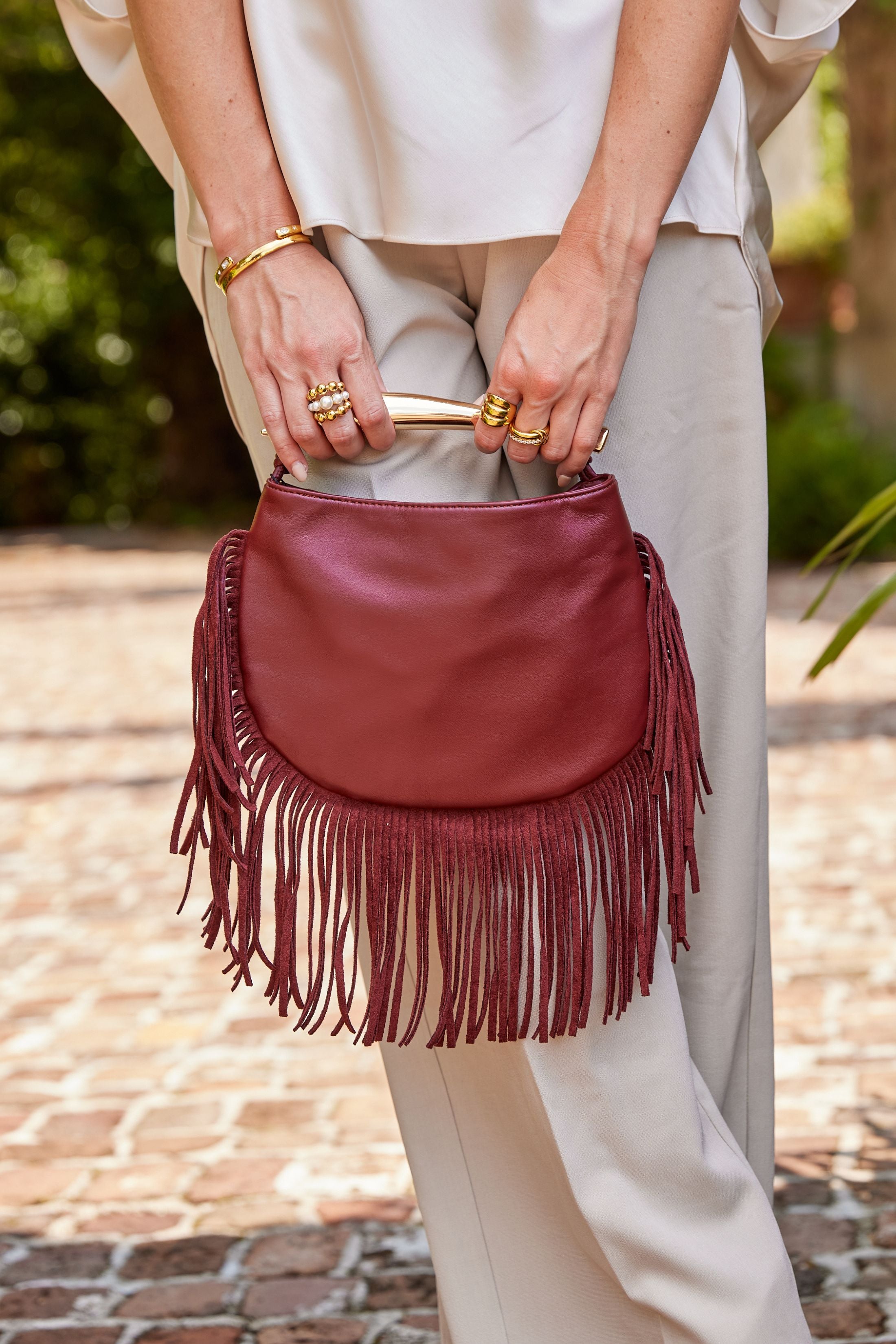 Christine Fringed Bag