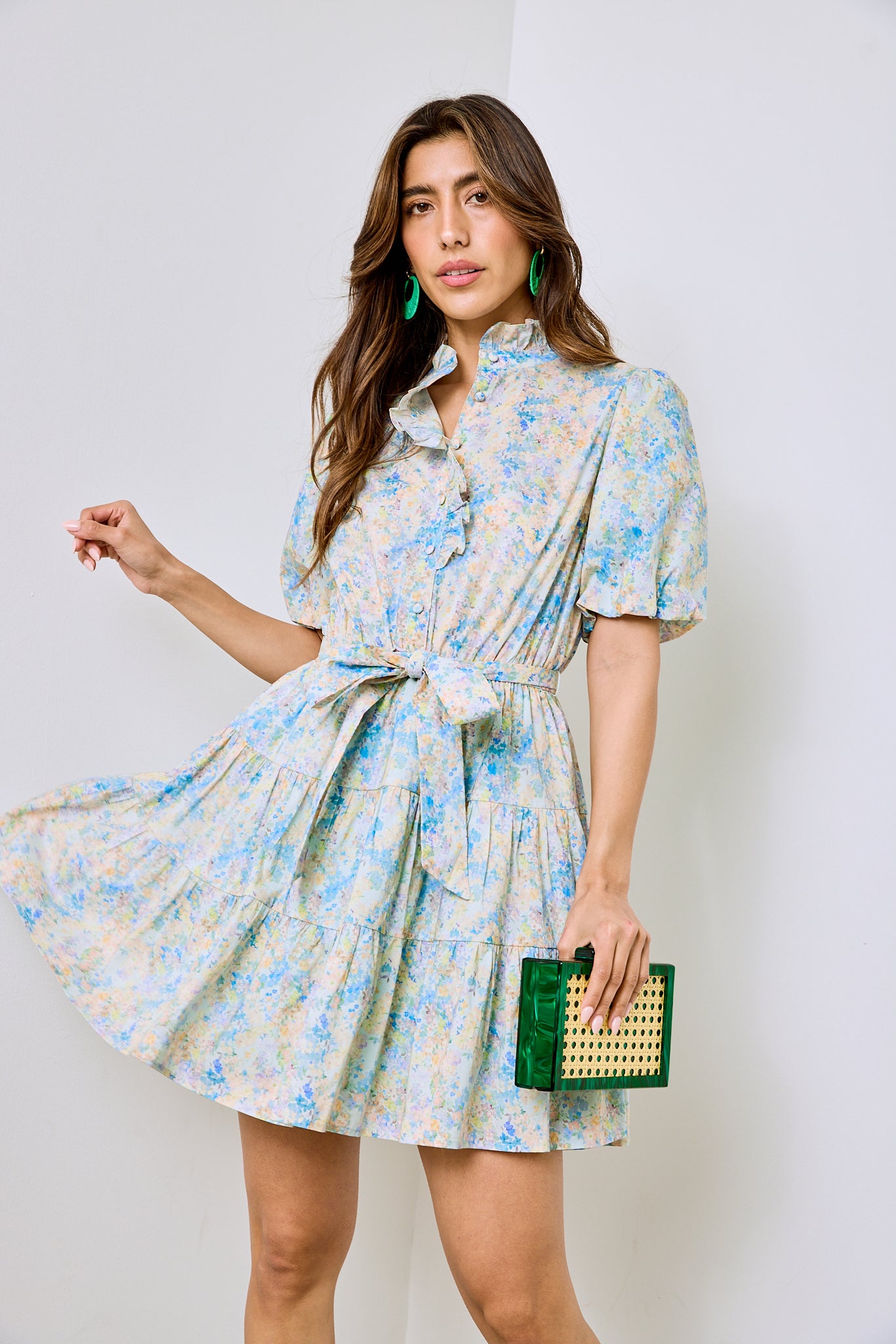 Bibi Floral Mini Dress - fab'rik