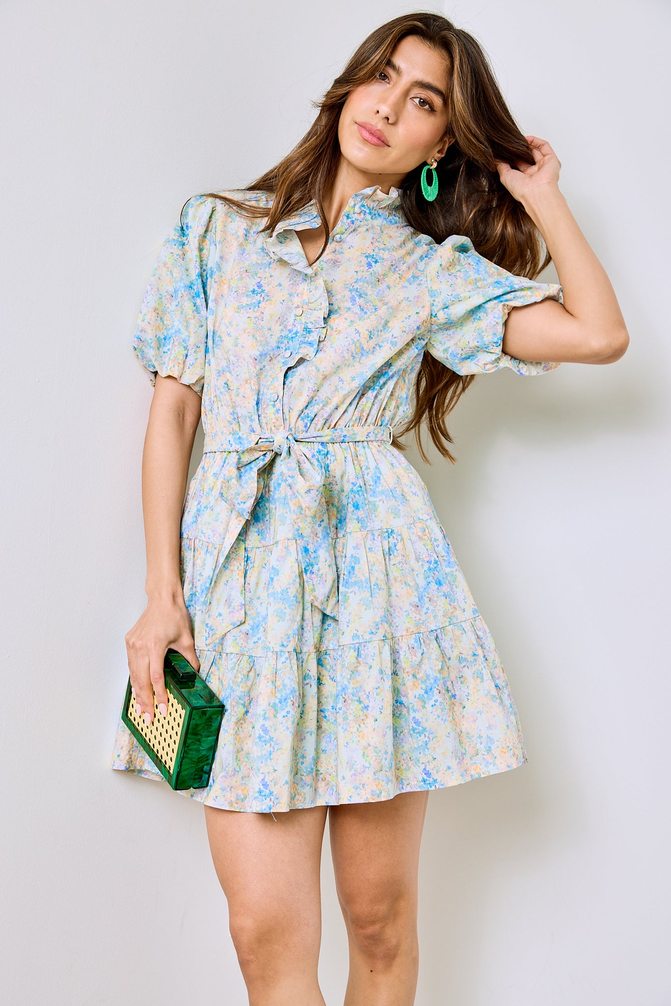 Bibi Floral Mini Dress - fab'rik