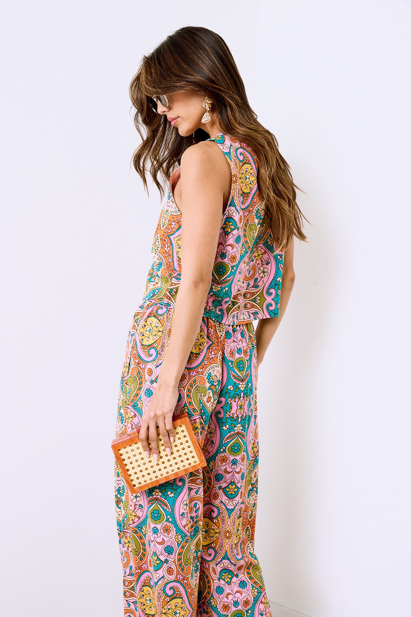 Cecilia Linen Blend Crop Top - fab'rik