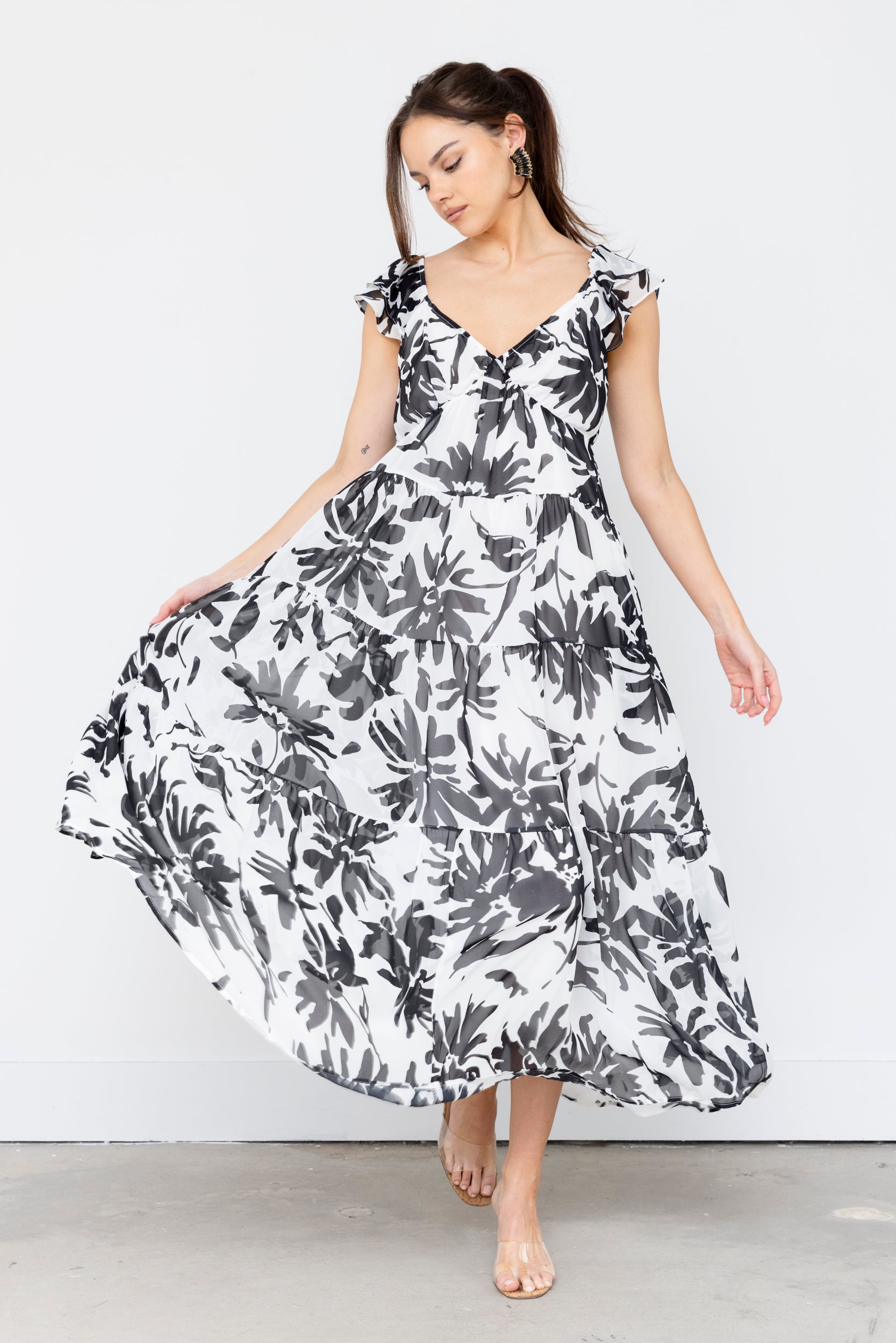 Joan Printed Maxi Dress - fab'rik