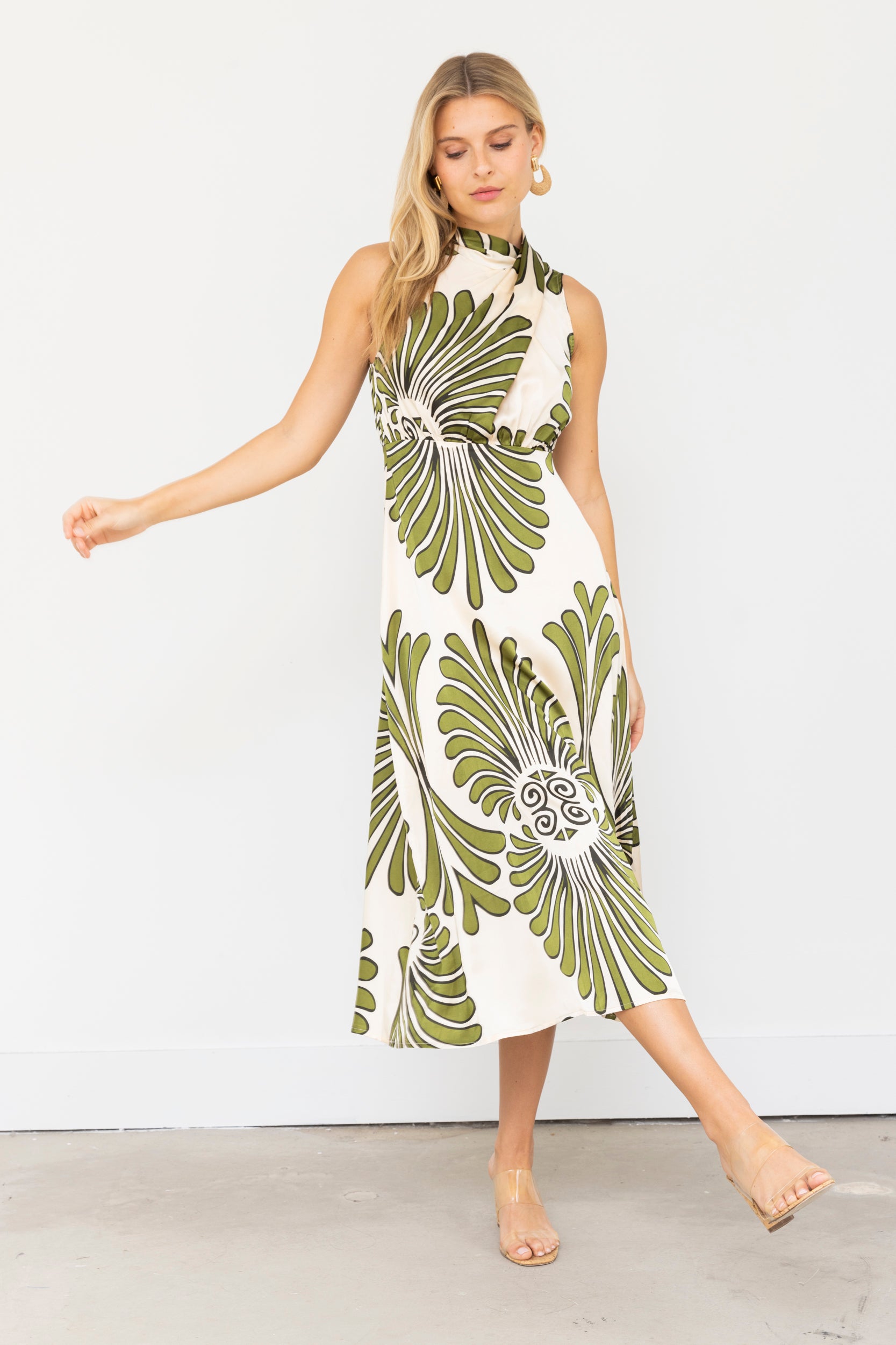 Colin Sleeveless Midi Dress - fab'rik