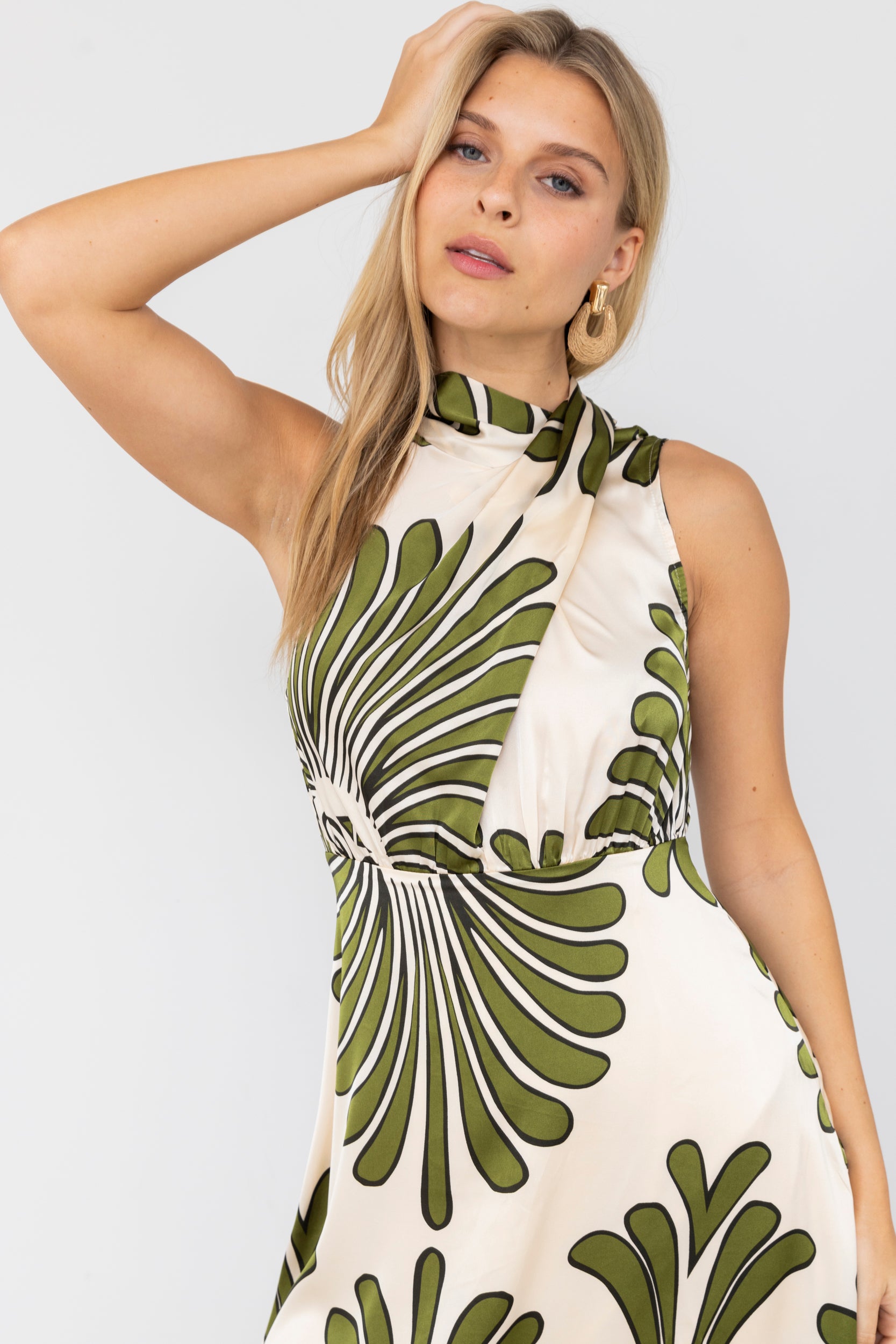 Colin Sleeveless Midi Dress - fab'rik