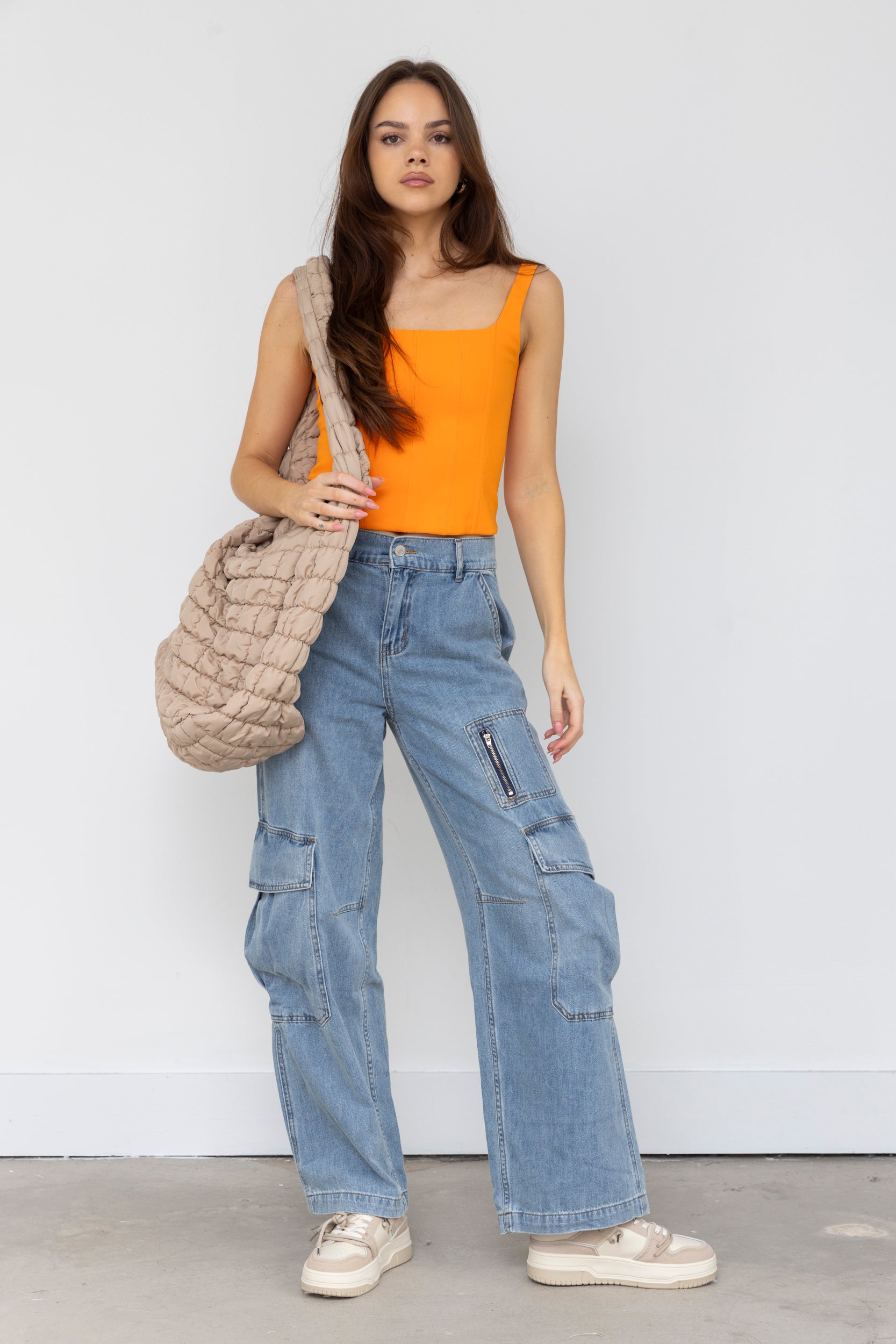 Patrick Denim Cargo Pants - fab'rik