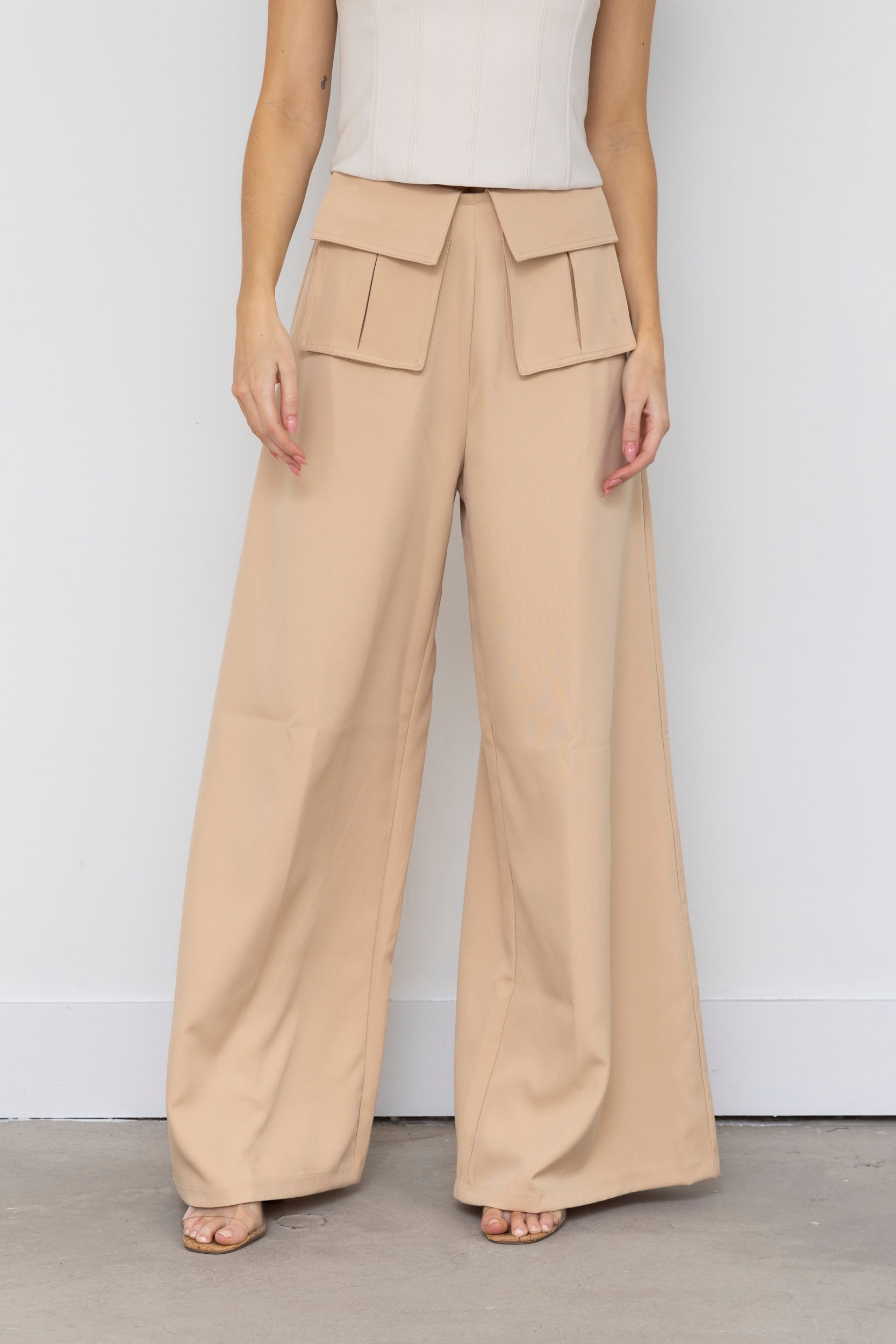Bronte Wide Leg Dress Pants - fab'rik