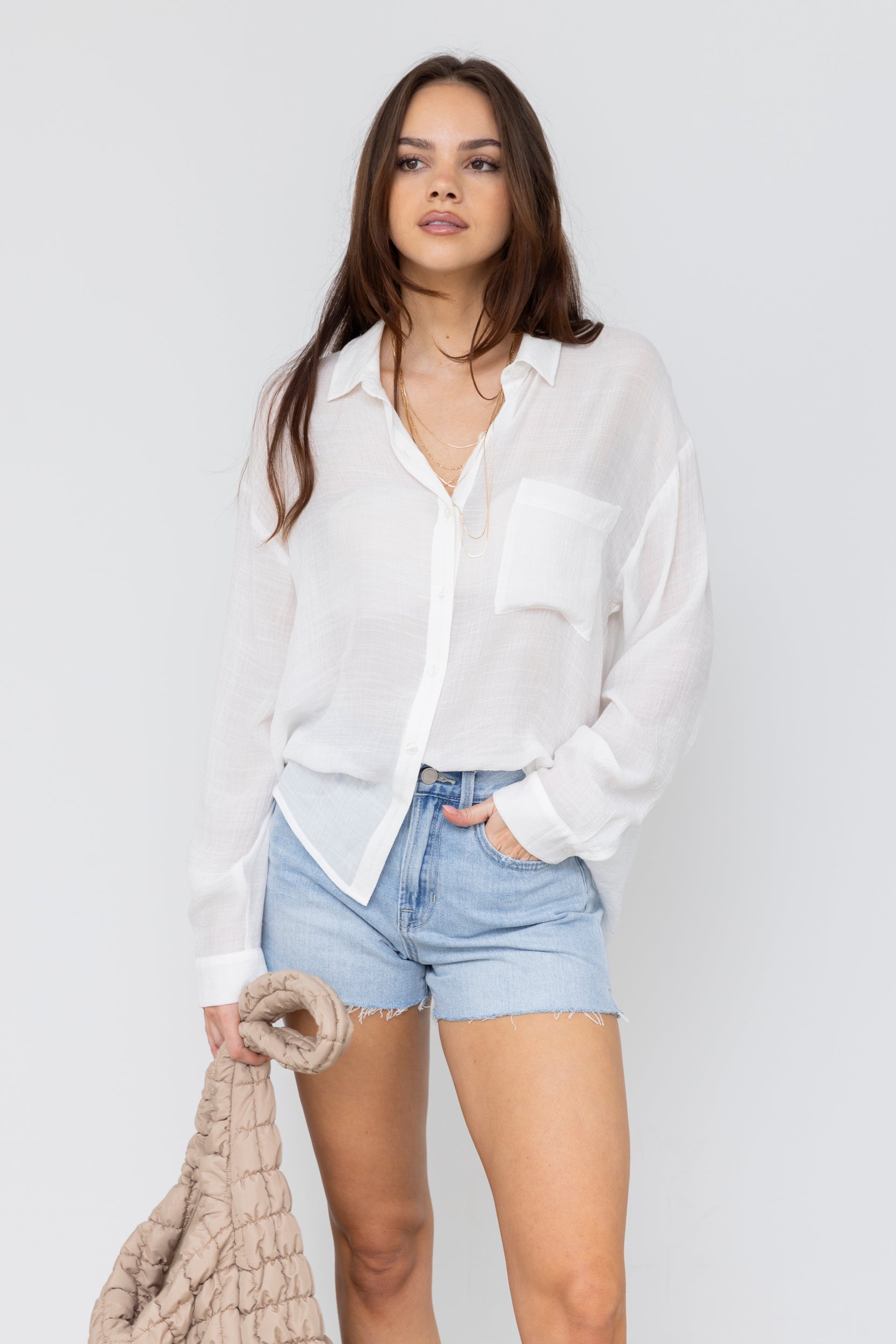 Dora Button Down Blouse - fab'rik