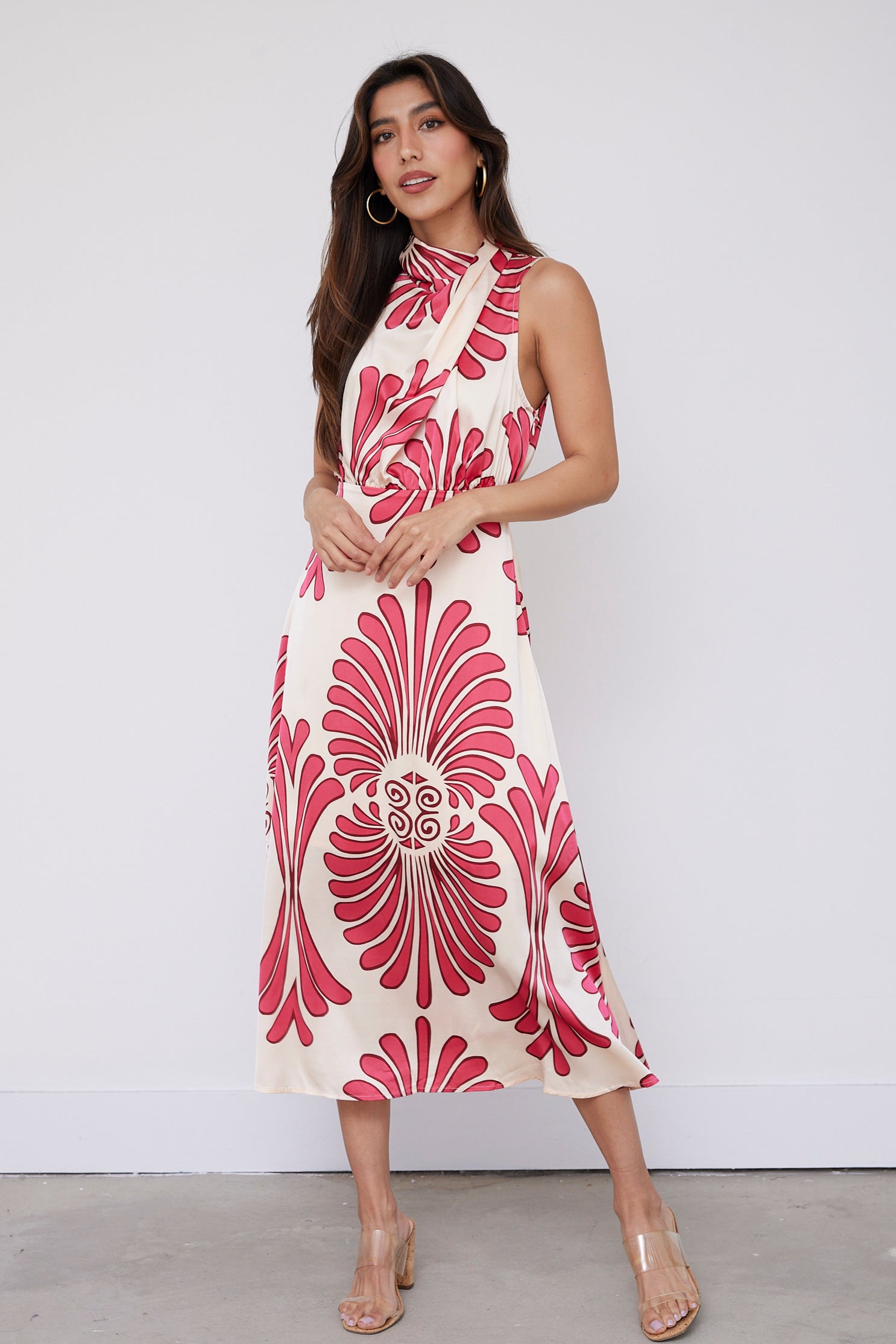 Colin Sleeveless Midi Dress - fab'rik
