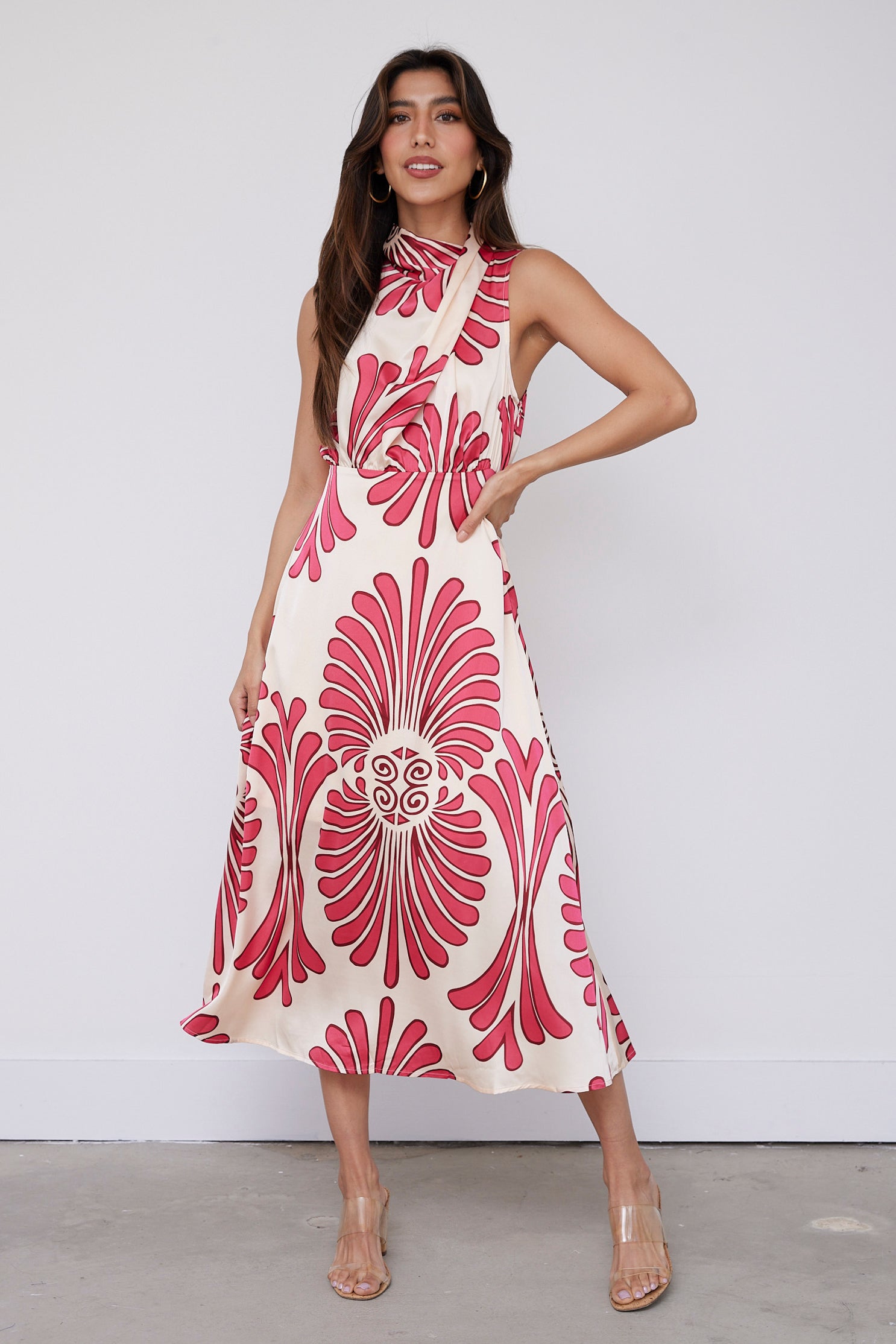 Colin Sleeveless Midi Dress - fab'rik