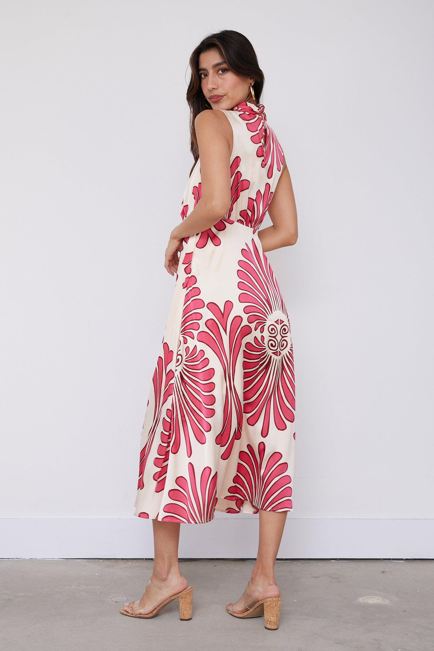 Colin Sleeveless Midi Dress - fab'rik