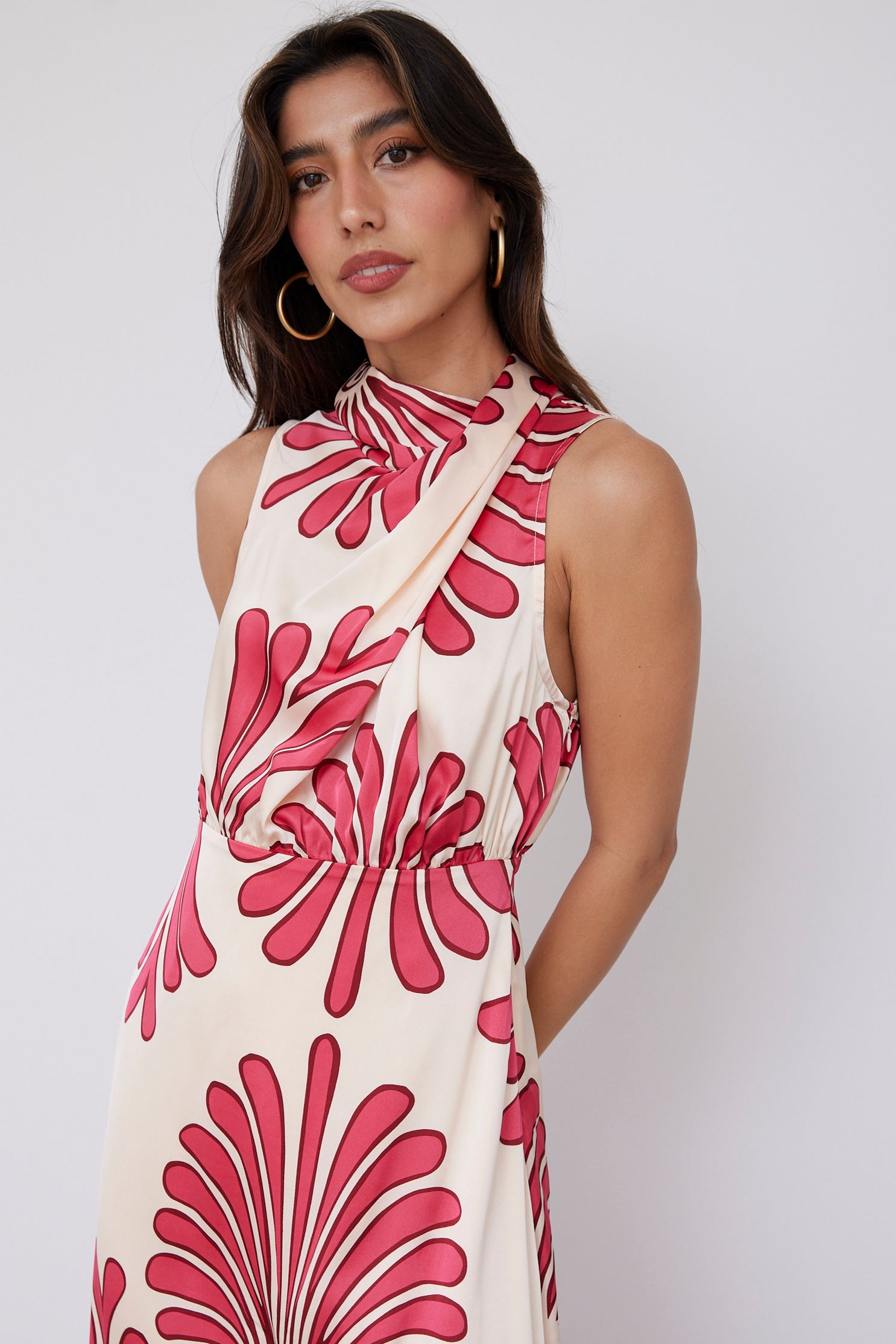 Colin Sleeveless Midi Dress - fab'rik