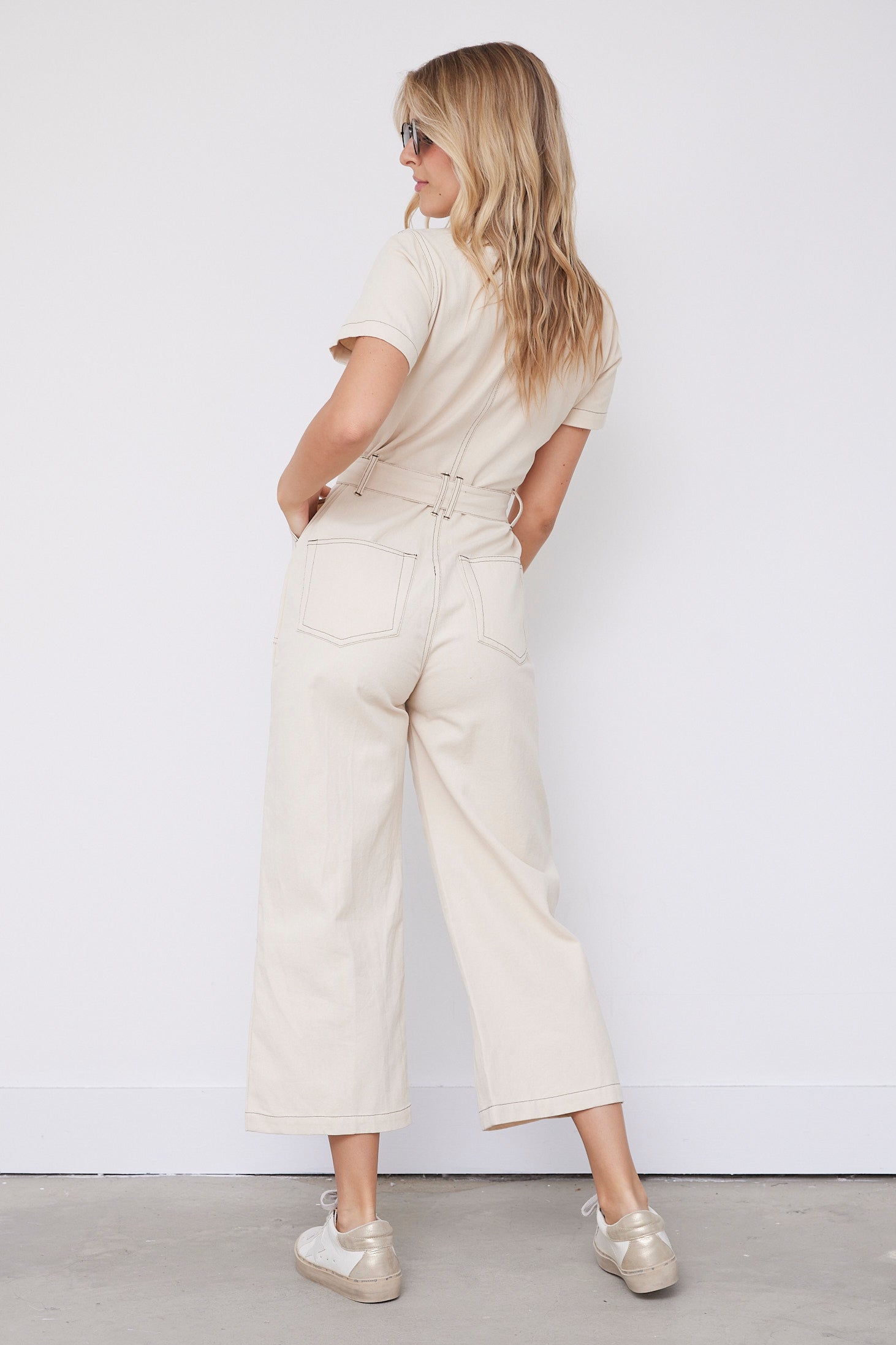 Poppy Zipper Front Jumpsuit - fab'rik