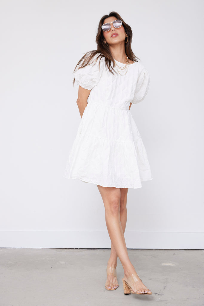 Valentina Short Sleeve Mini Dress - fab'rik